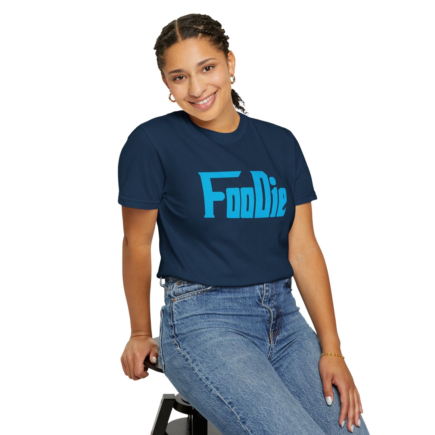 L.O.E.F Foodie Unisex Tee Shirt (Sky Blue)
