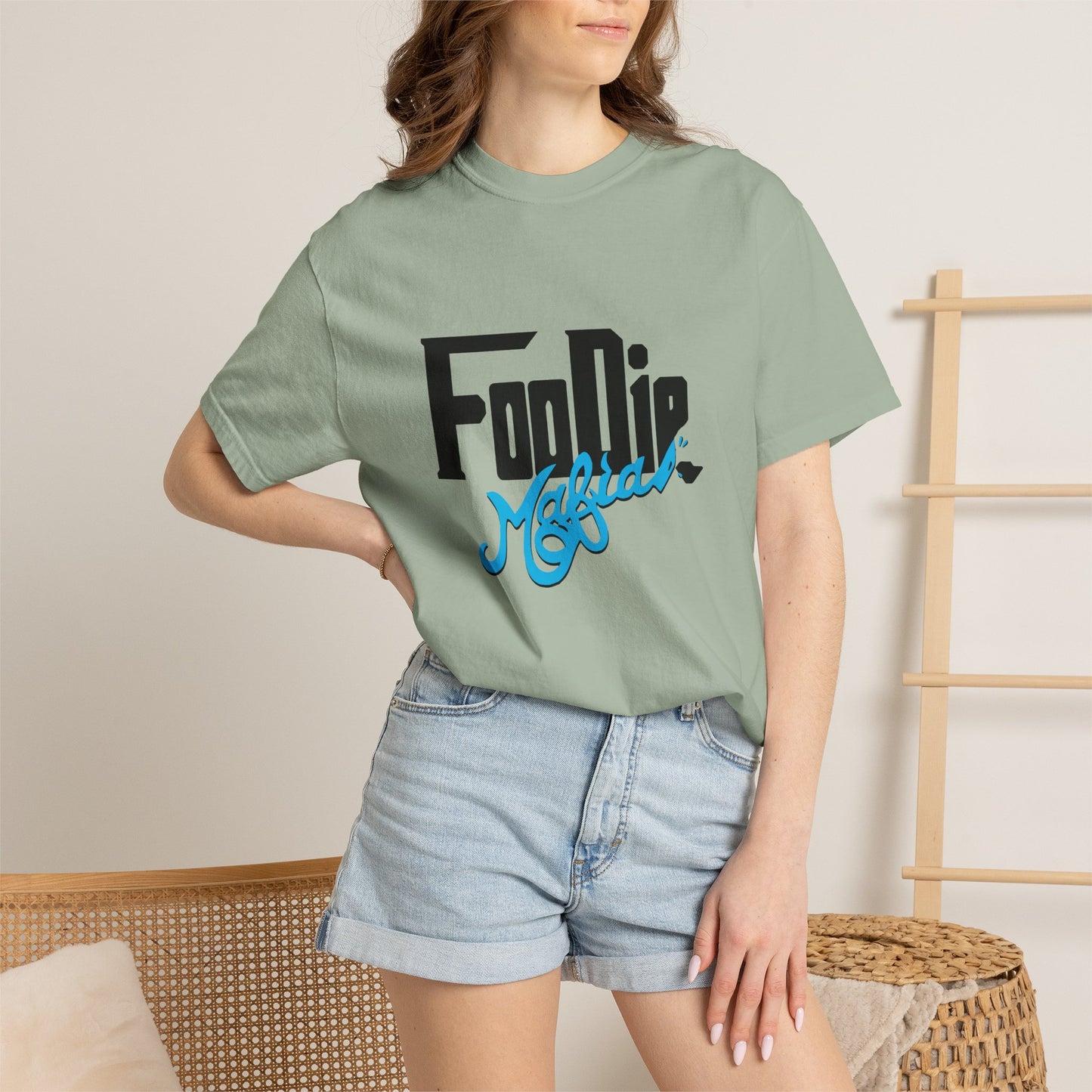 L.O.E.F Foodie Mafia Unisex Tee shirt (Apricot)