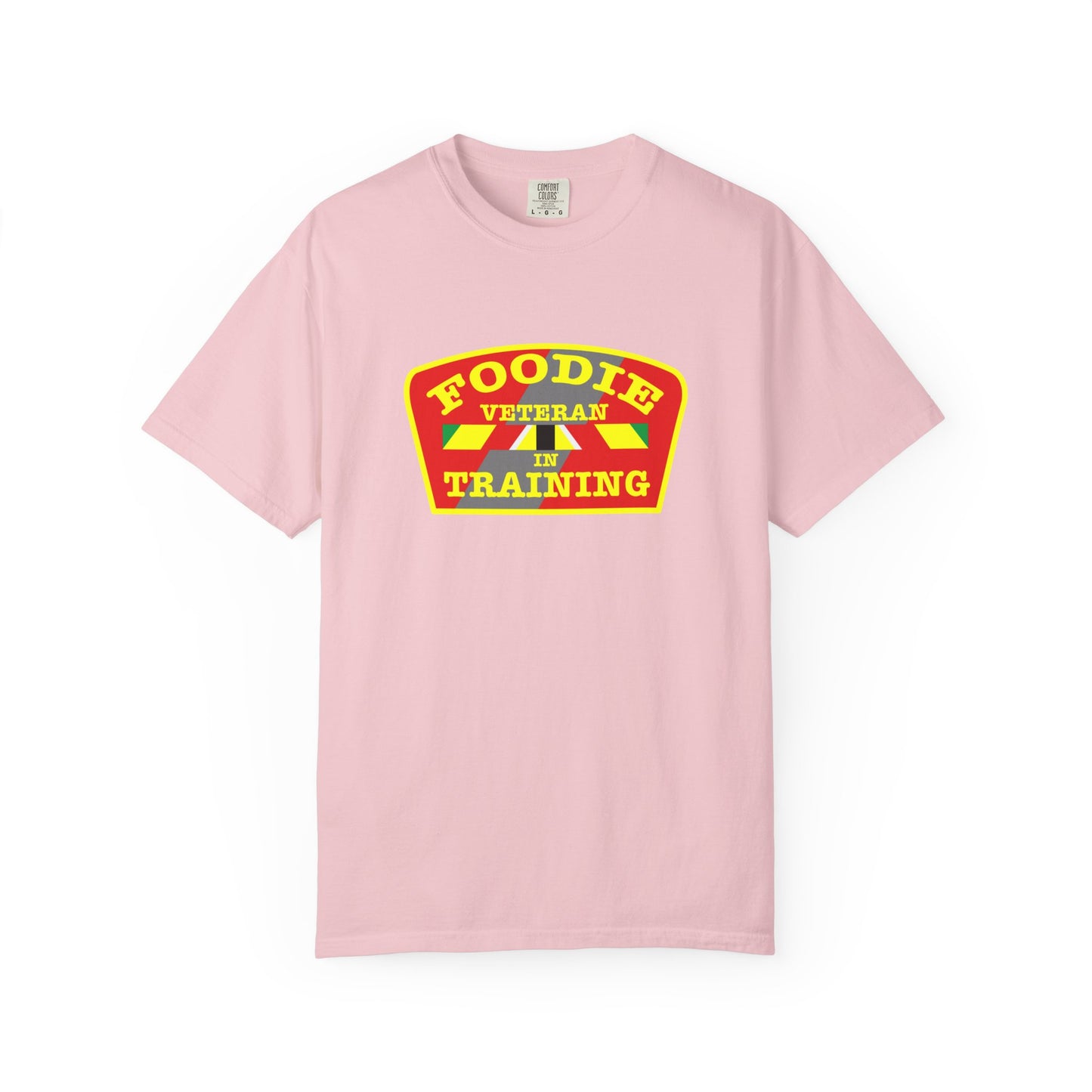 L.O.E.F Foodie Veteran IN TRAINING Unisex Tee Shirt (Yellow)
