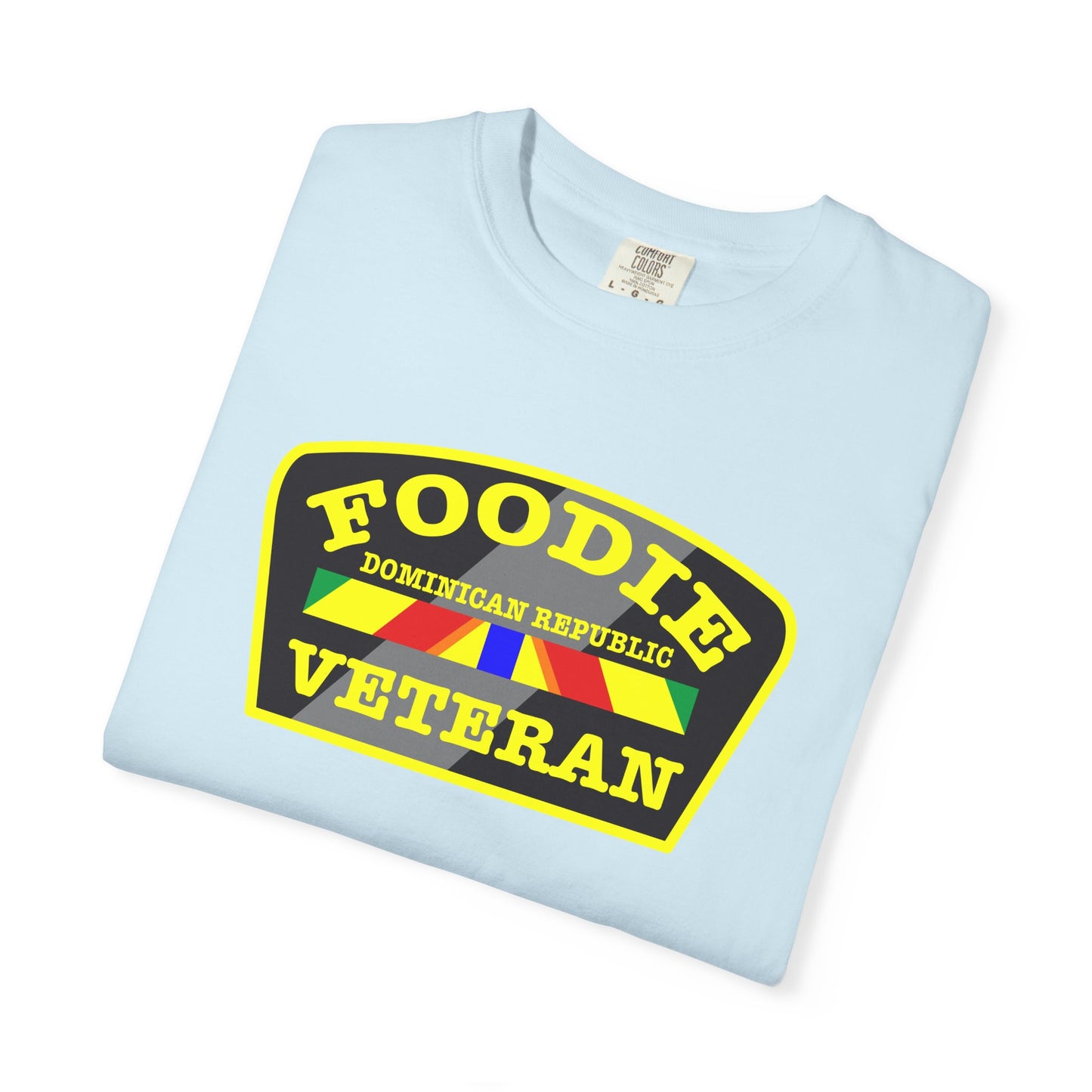 L.O.E.F Foodie Veteran DOMINICAN REPUBLIC Unisex Tee Shirt (Yellow)