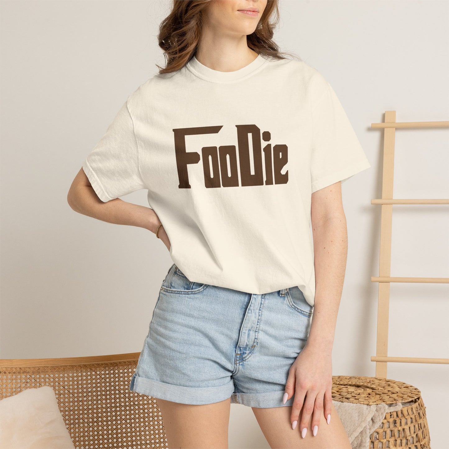 L.O.E.F Foodie Unisex Tee Shirt (Dark Brown)
