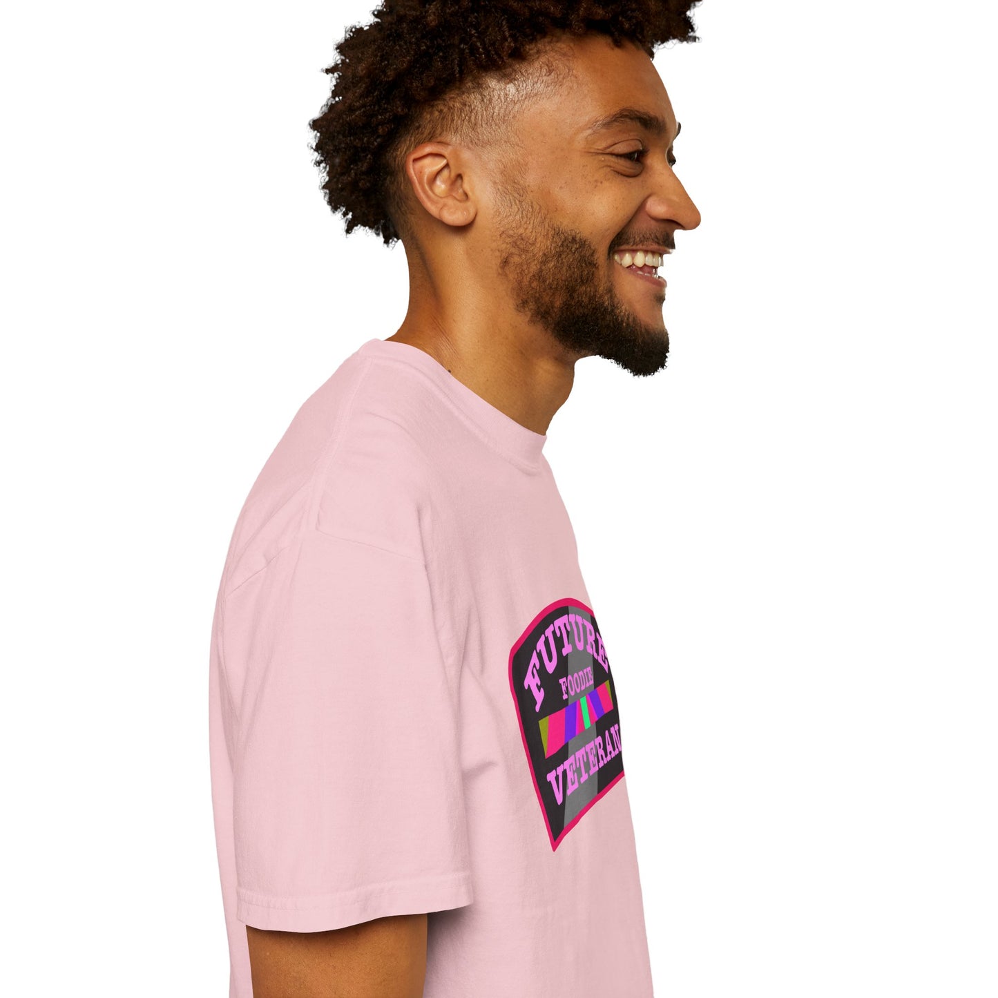 L.O.E.F Future Foodie Veteran Unisex Tee Shirt (Pink)