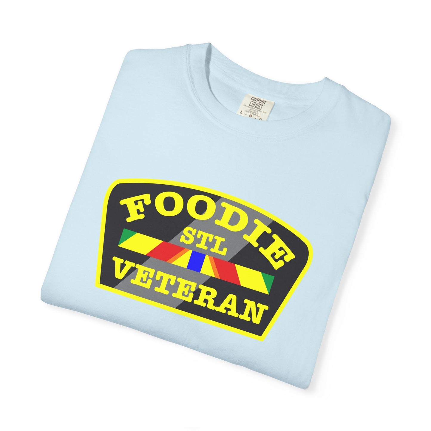 L.O.E.F Foodie Veteran STL Unisex Tee Shirt (Yellow)