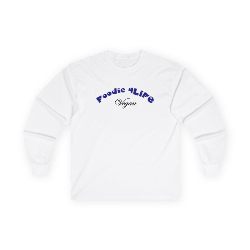 L.O.E.F Foodie 4Life Vegan Long Sleeve Tee (Dark Blue)