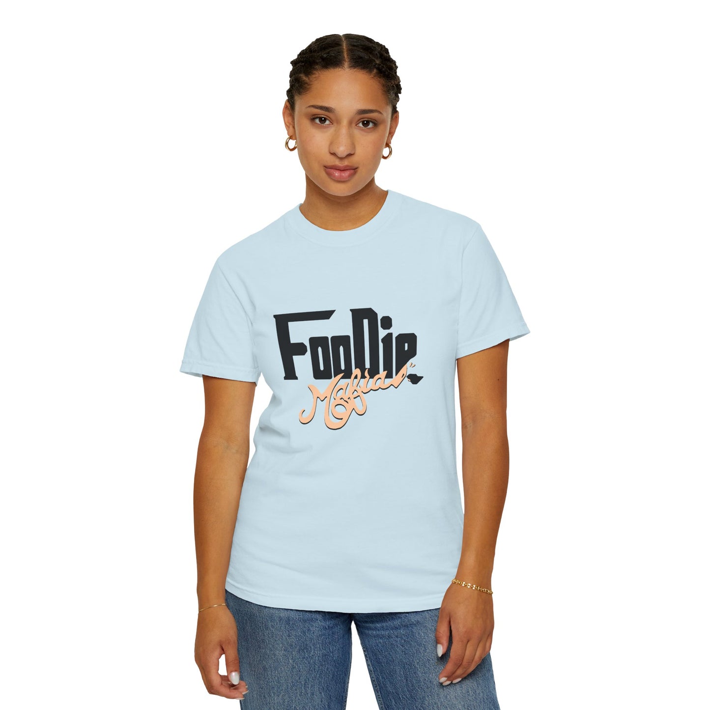 L.O.E.F Foodie Mafia Unisex Tee Shirt (Soft Yellow)