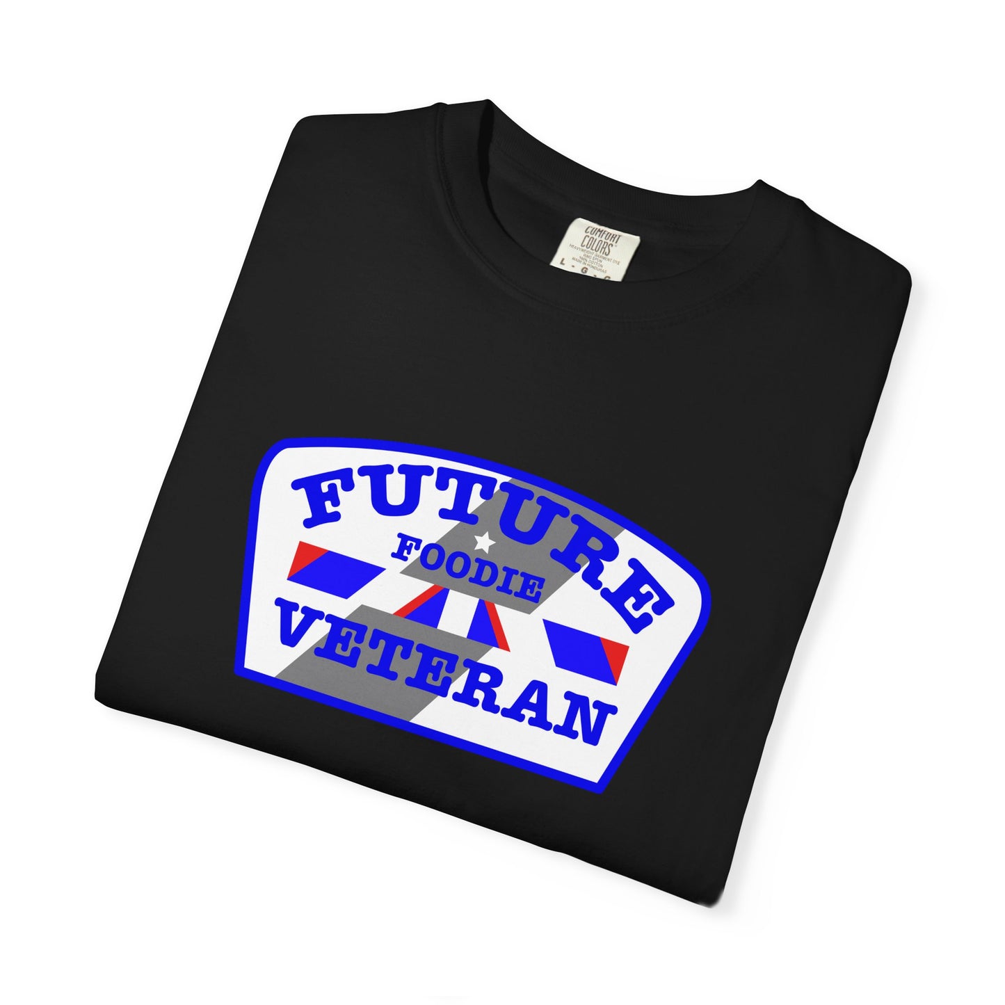 L.O.E.F Future Foodie Veteran Unisex Tee Shirt (Blue)
