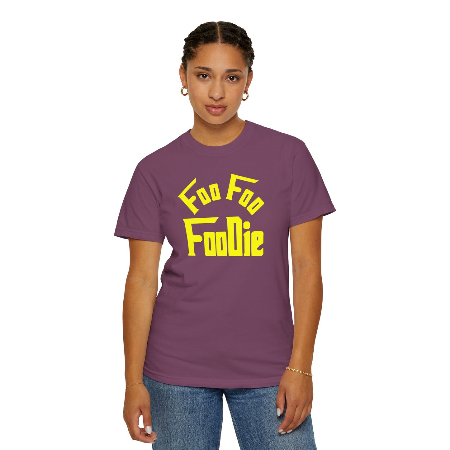 L.O.E.F FOO FOO FOODIE Unisex Tee shirt (Yellow)