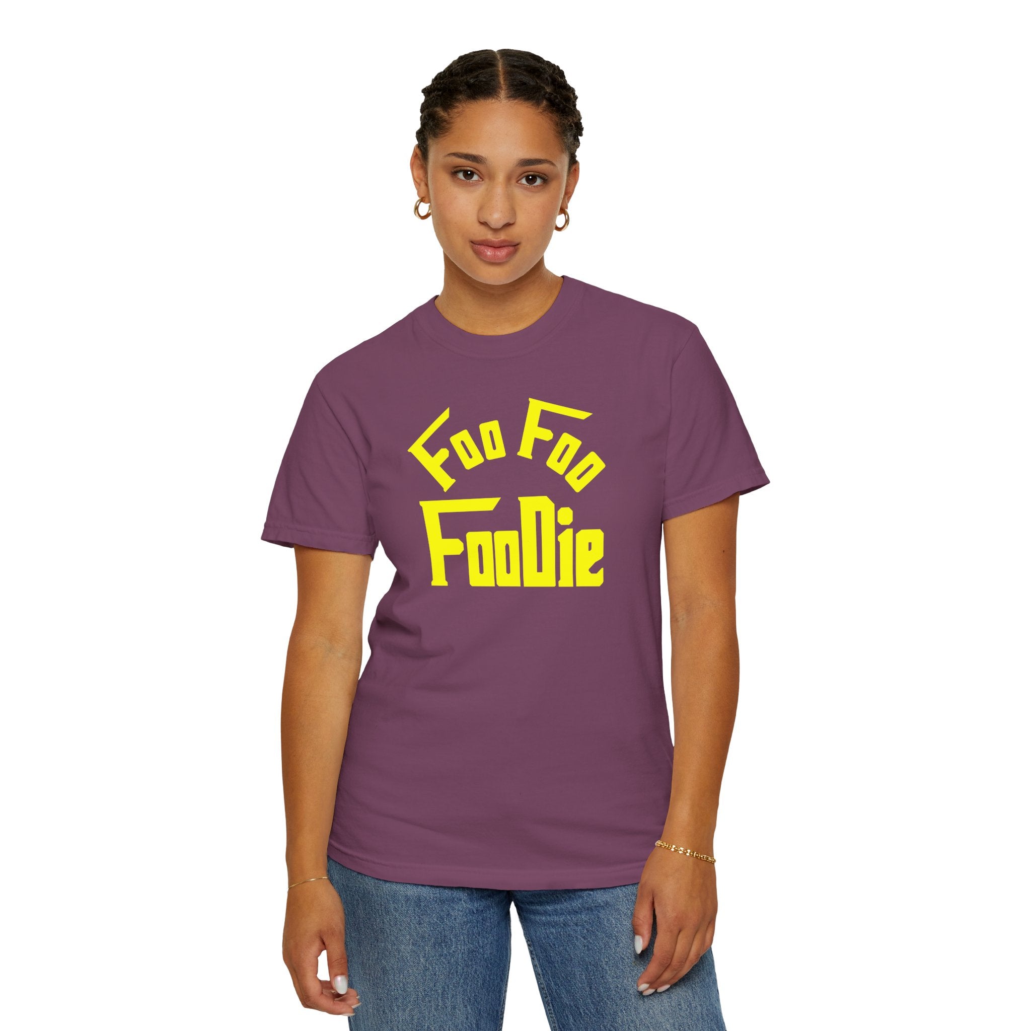 L.O.E.F FOO FOO FOODIE Unisex Tee shirt (Yellow)