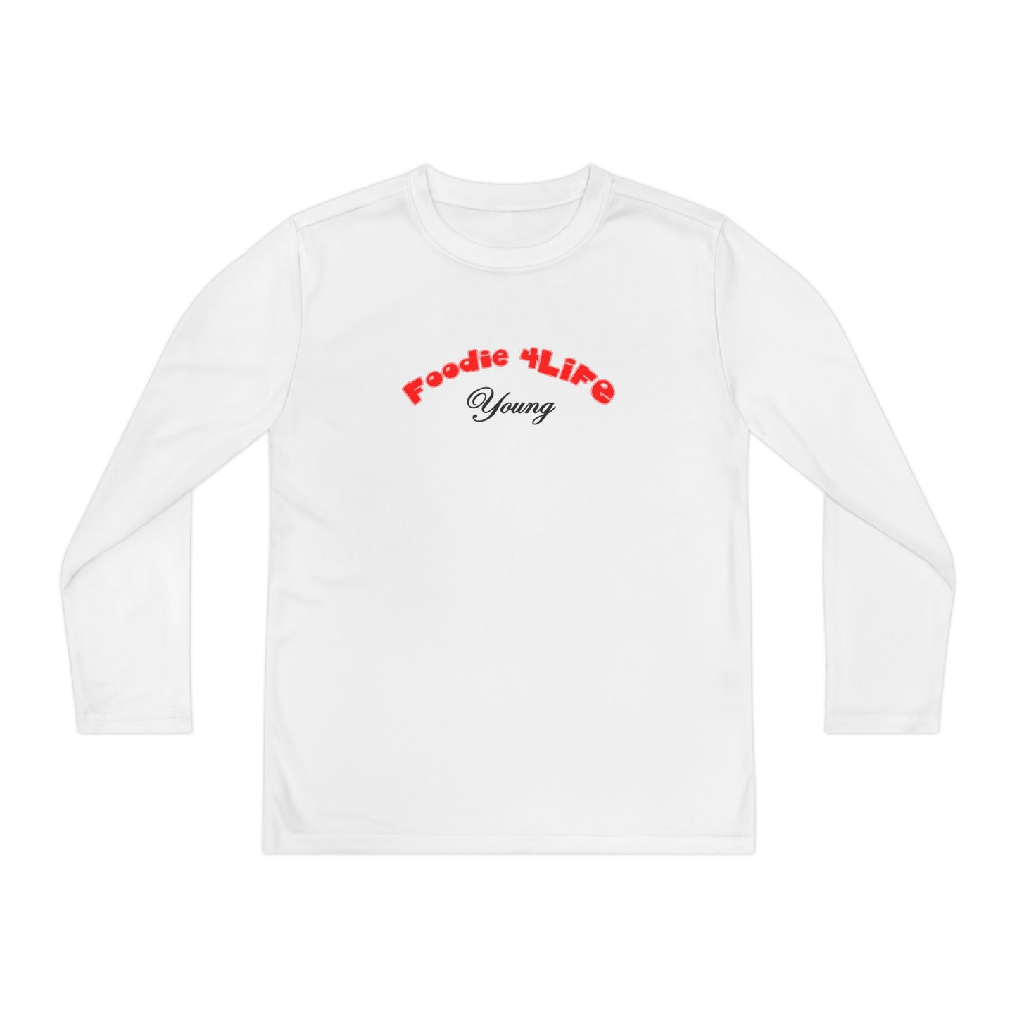 L.O.E.F Foodie 4Life Young Long Sleeve Tee  (Fiery Red)