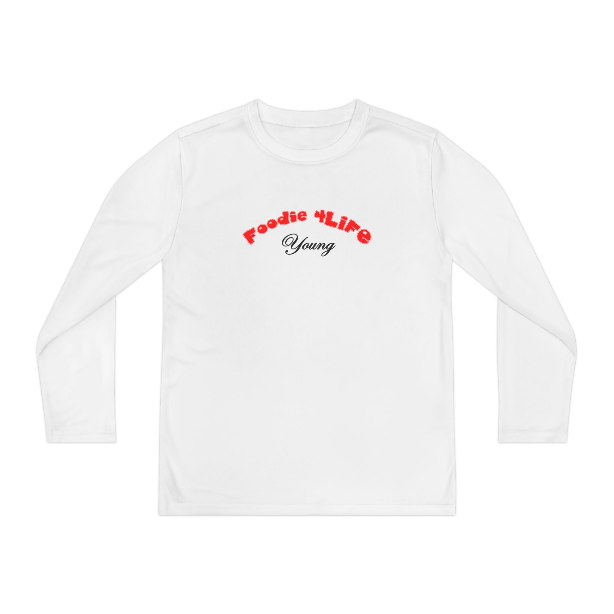 L.O.E.F Foodie 4Life Young Long Sleeve Tee  (Fiery Red)