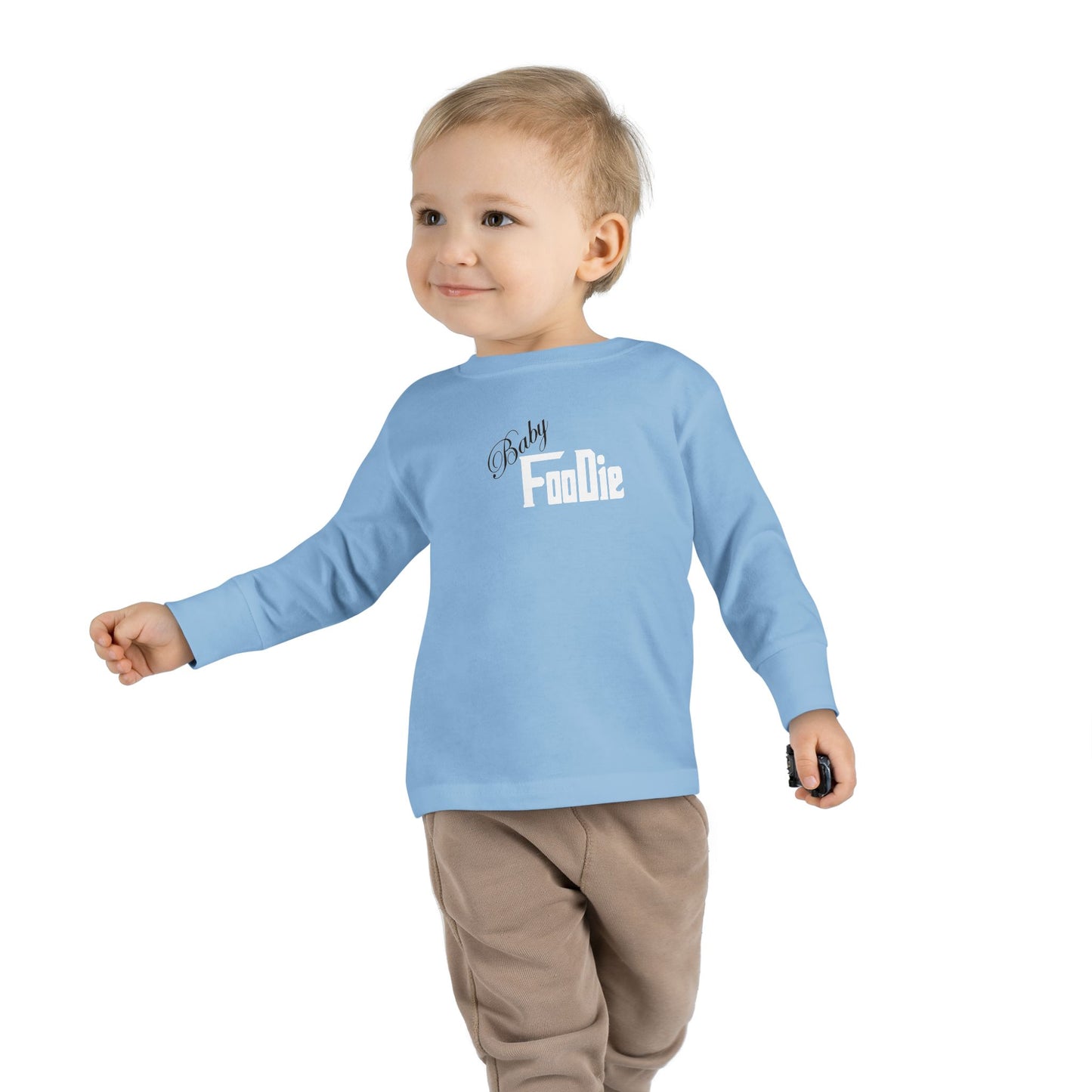 L.O.E.F Future Foodie Toddler Long Sleeve Tee (White)