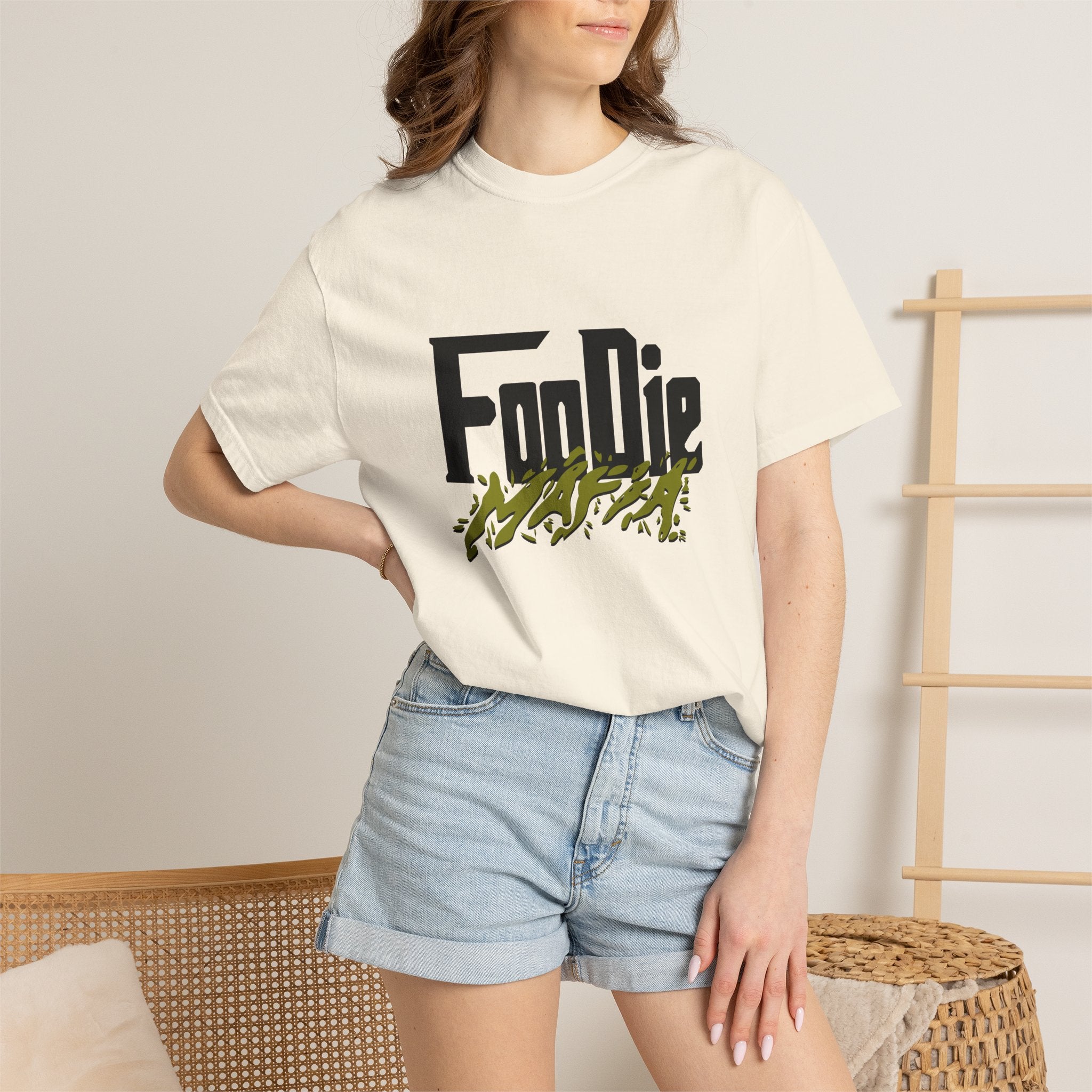 L.O.E.F Foodie Mafia Tee Shirt (Olive Green)