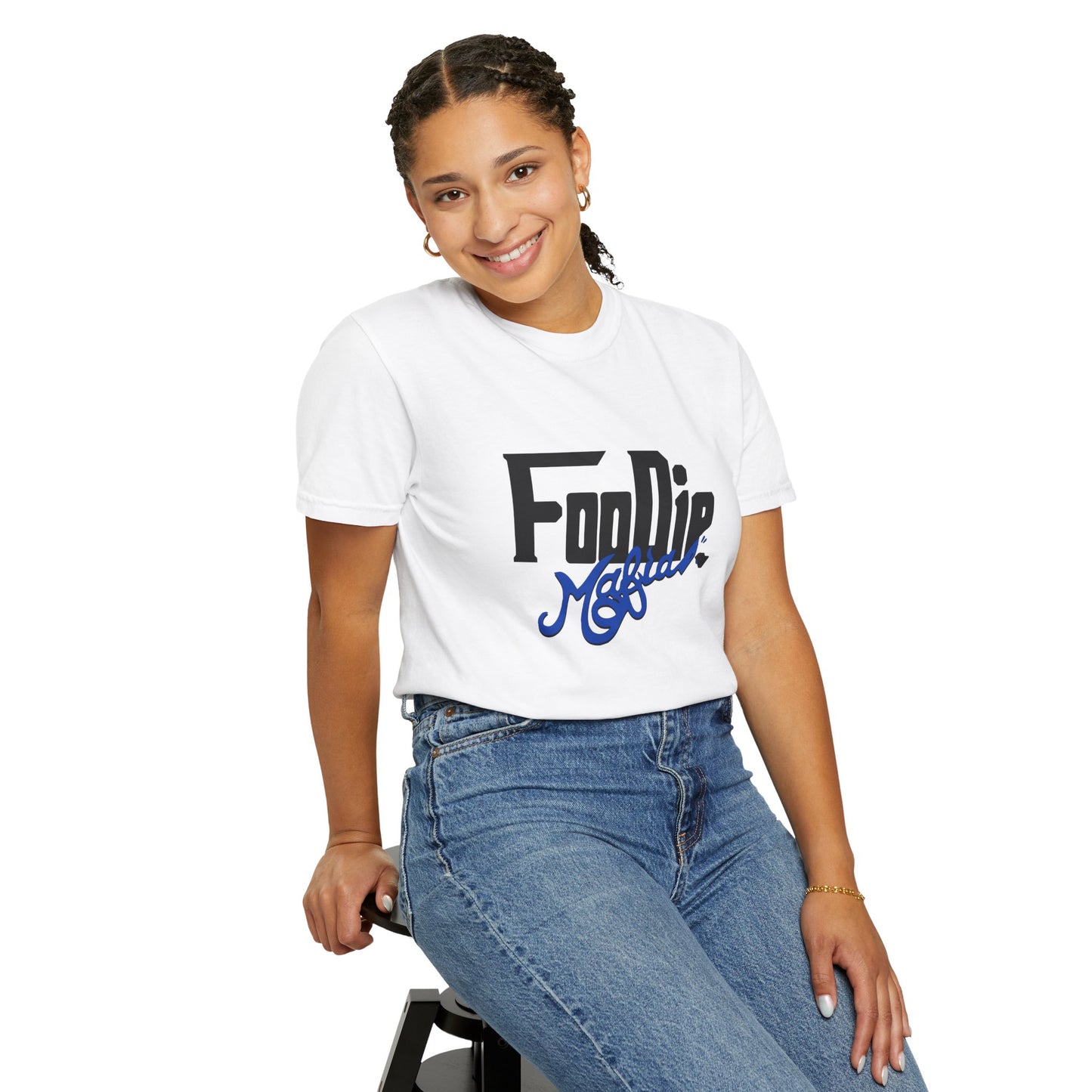 L.O.E.F Foodie Mafia Unisex Tee shirt (Cobalt Blue)