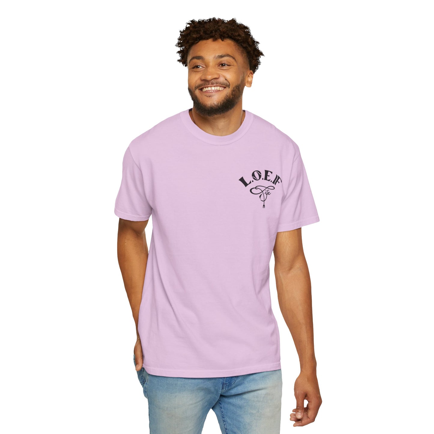 L.O.E.F Foodie 4Life Vegan Unisex Tee Shirt (Neon Green)
