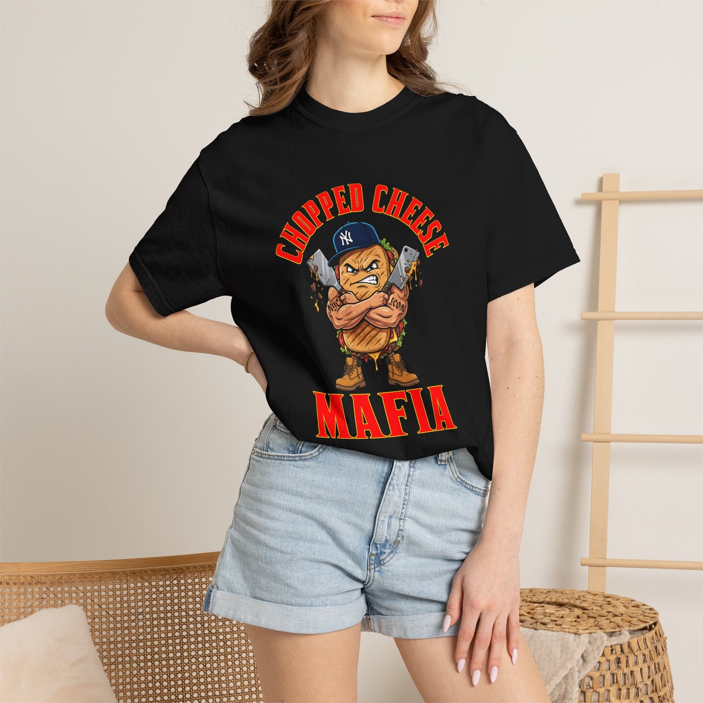 L.O.E.F Mafia Chopped Cheese Unisex Tee Shirt