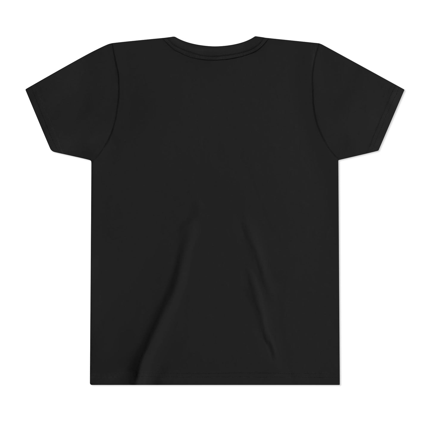 L.O.E.F White Young Foodie Youth Short Sleeve Tee (Neon Blue)