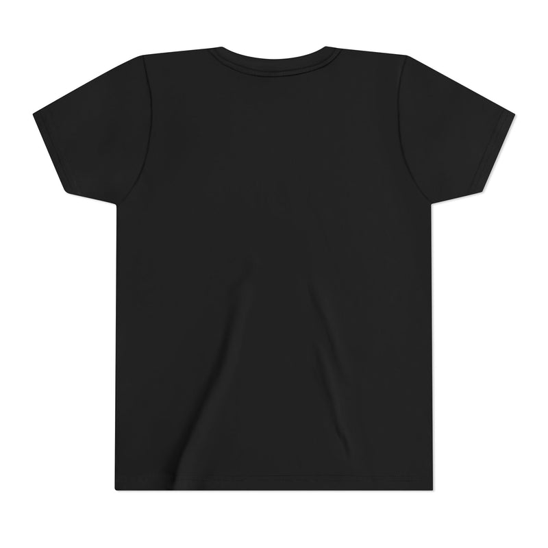 L.O.E.F White Young Foodie Youth Short Sleeve Tee (Neon Blue)
