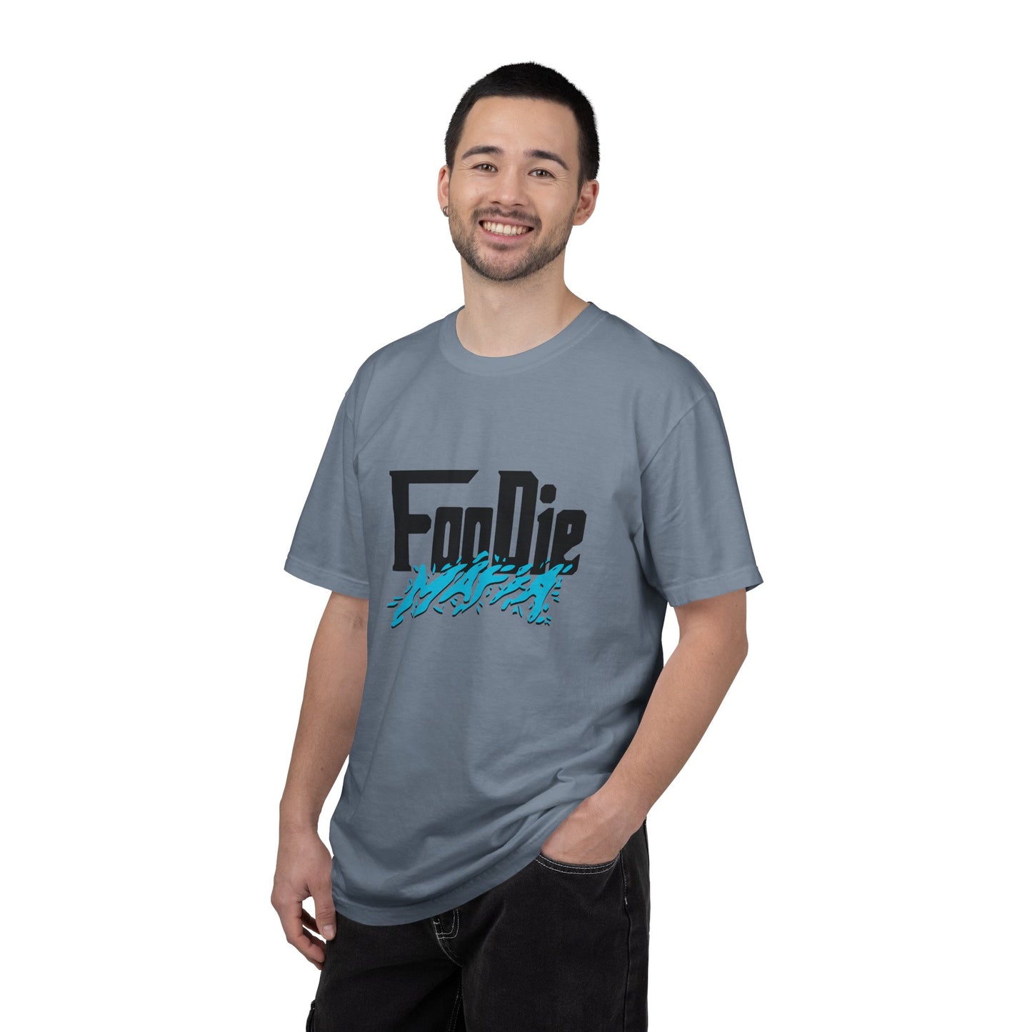 L.O.E.F Foodie Mafia Unisex Tee Shirt (Aqua Blue)