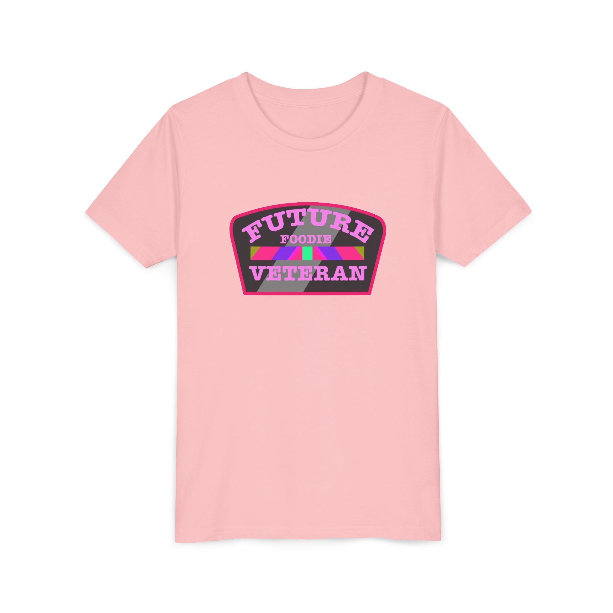L.O.E.F Future Foodie Veteran Kids Tee Shirt (Pink)