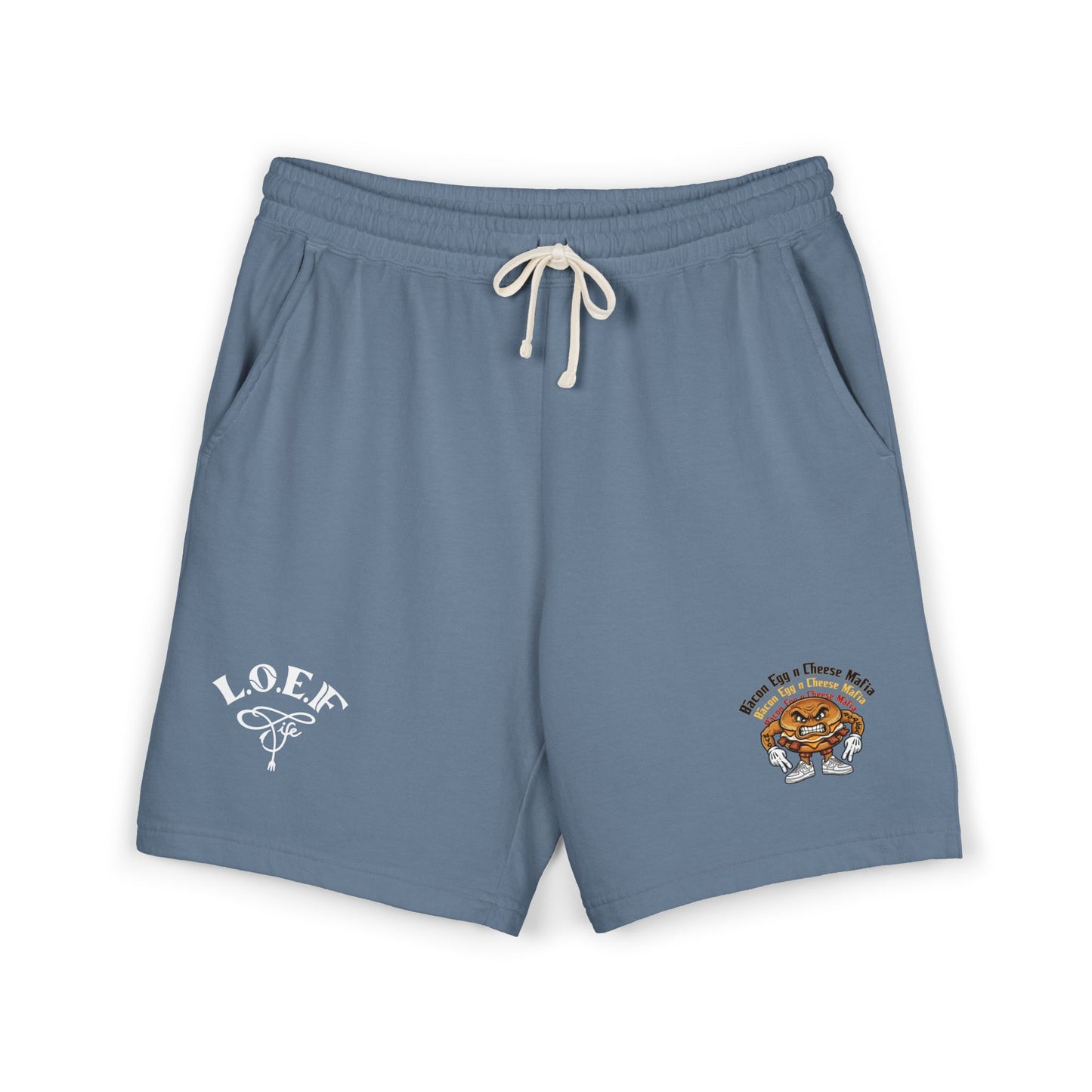 L.O.E.F Bacon Egg N Cheese Mafia Sweat Shorts