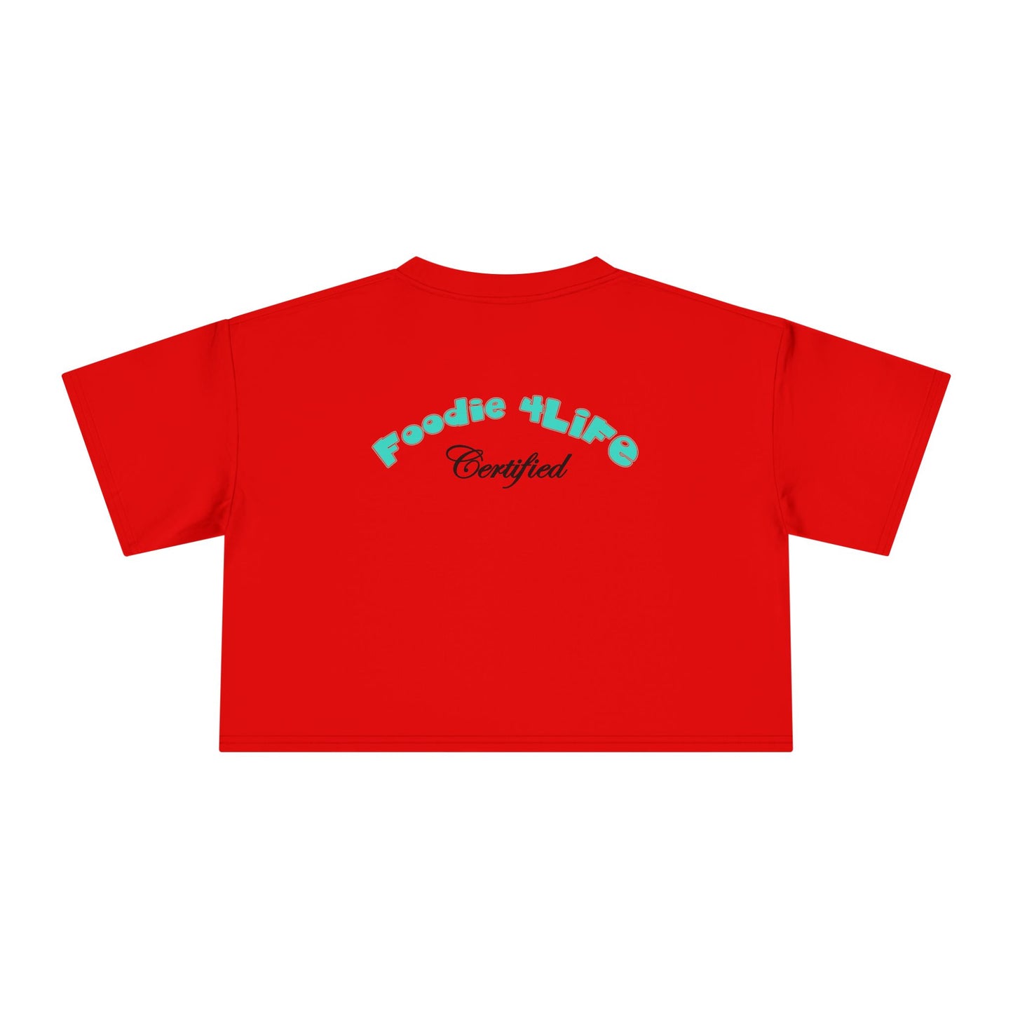 L.O.E.F Foodie 4Life Certified Crop Tee (Turquoise)