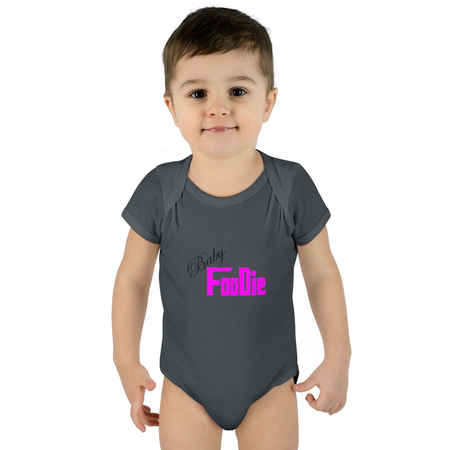 L.O.E.F Baby Foodie Toddler Bodysuit (Fuchsia)