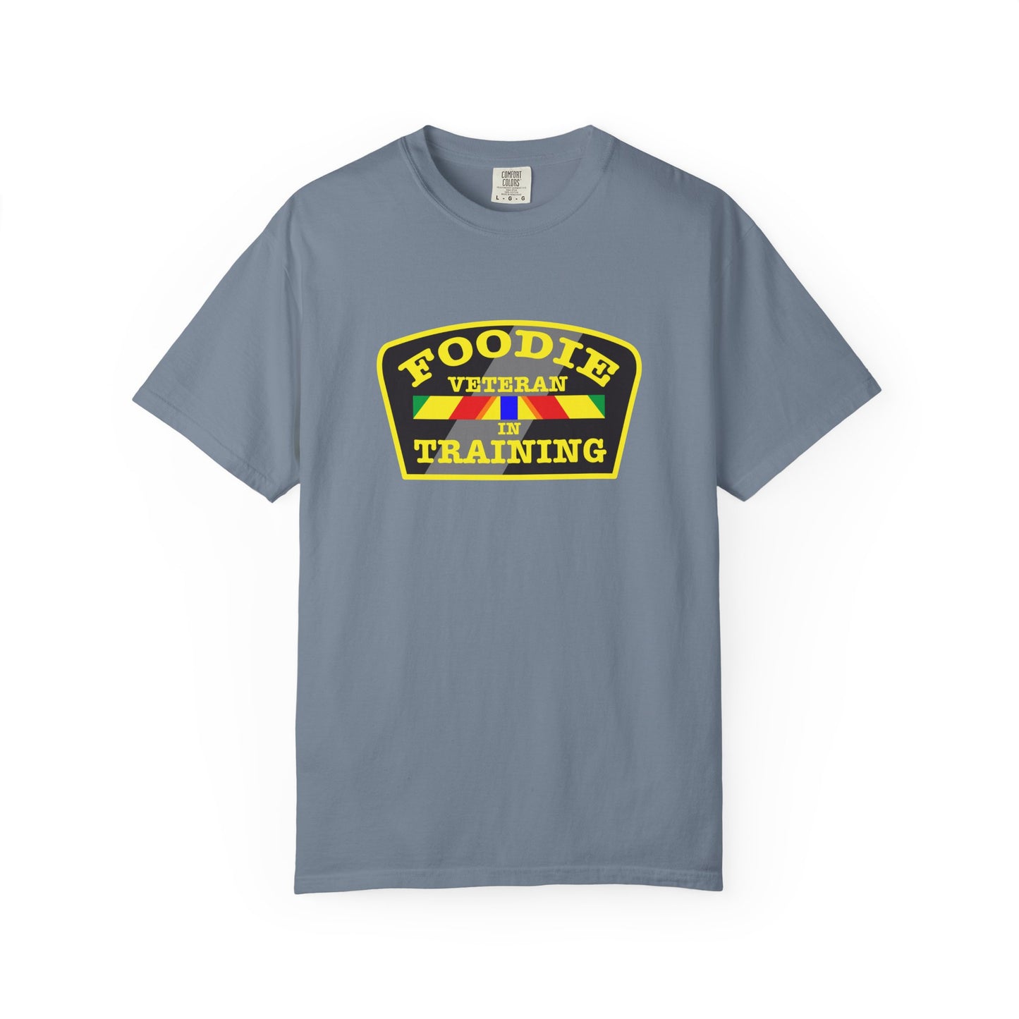 L.O.E.F Foodie Veteran IN TRAINING Unisex Tee Shirt (Yellow)
