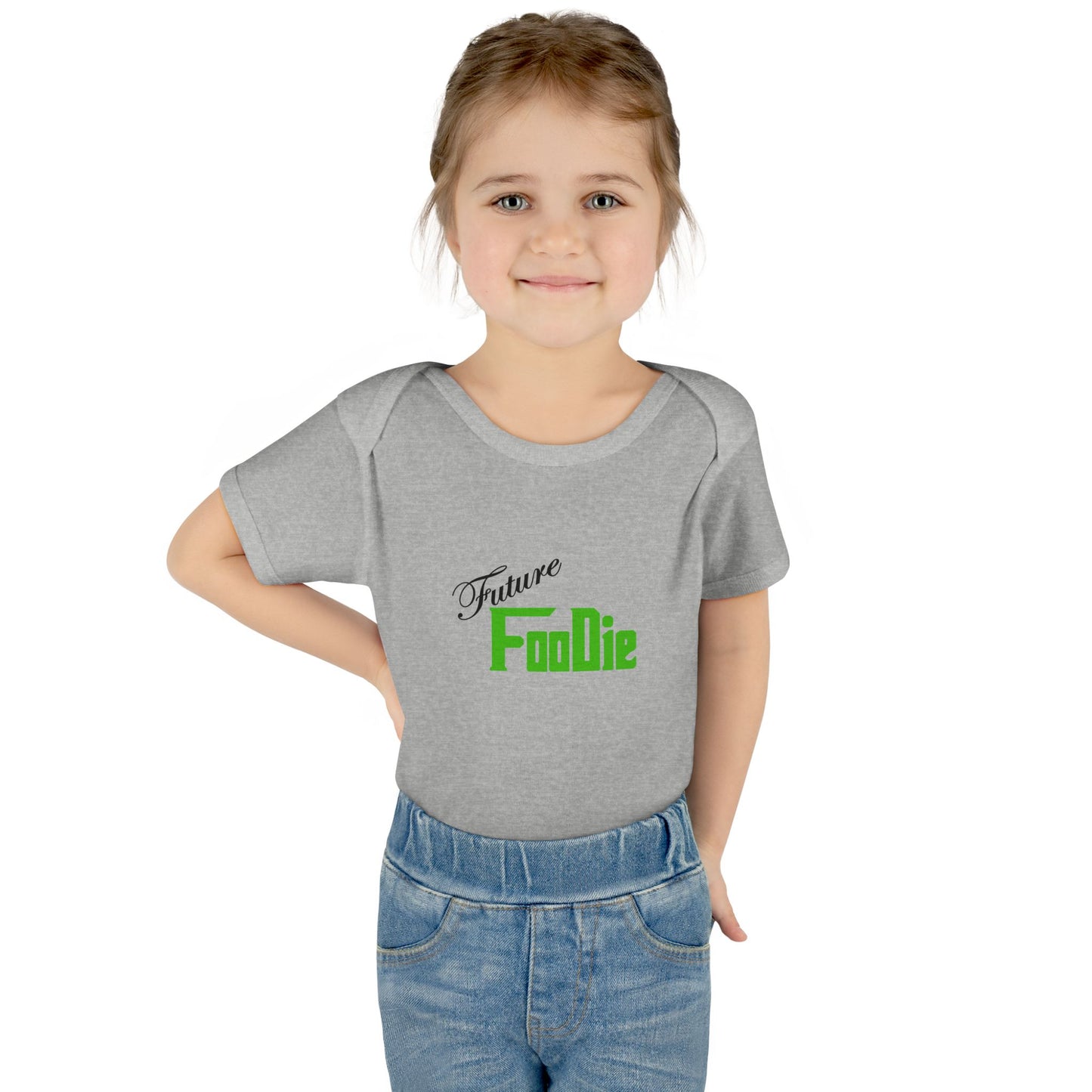 L.O.E.F Future Foodie Toddler Bodysuit (Kelly Green)