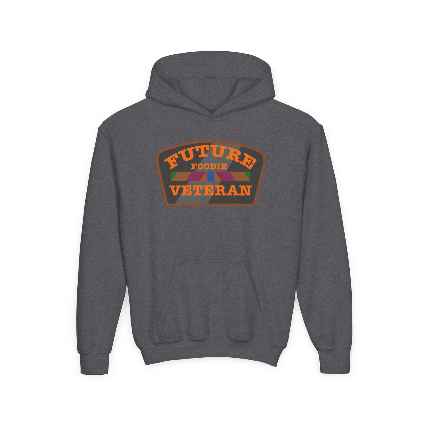 L.O.E.F Future Foodie Veteran Kids Hoodie (Orange)