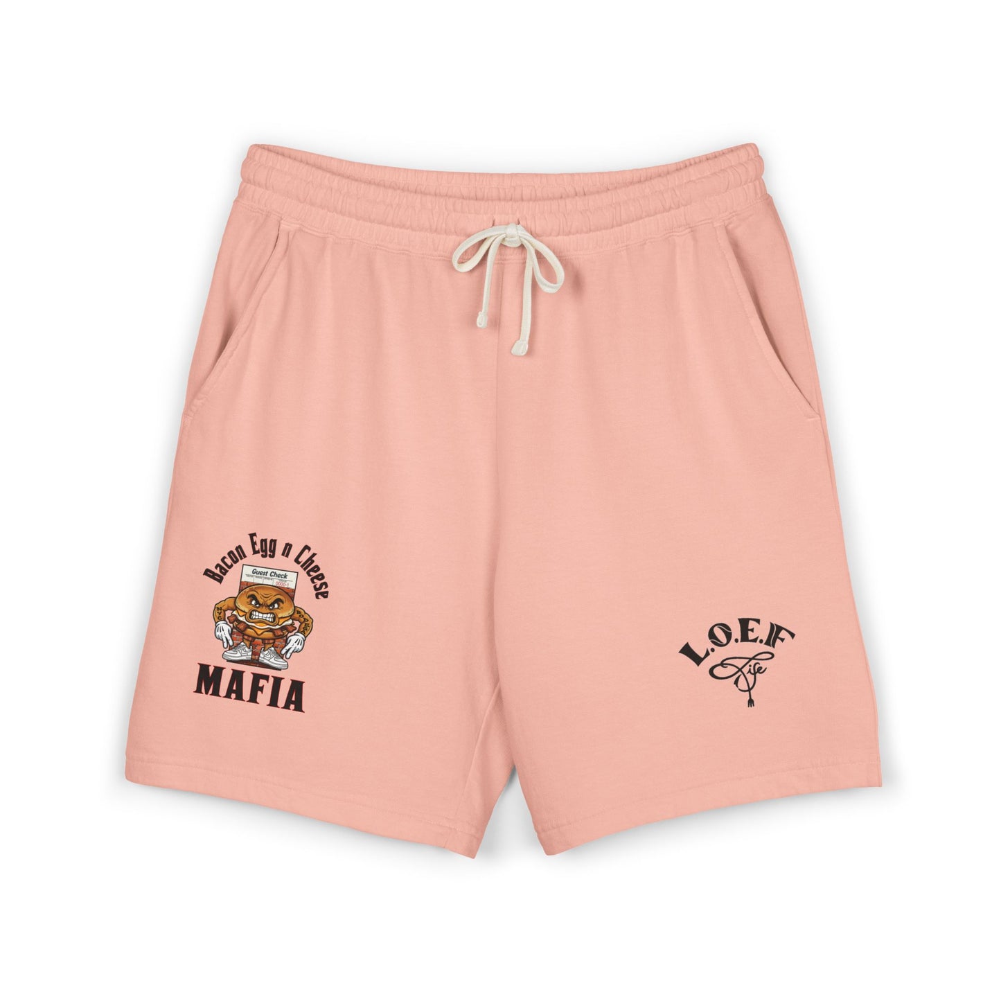 L.O.E.F Bacon Egg n Cheese Mafia Sweat Shorts