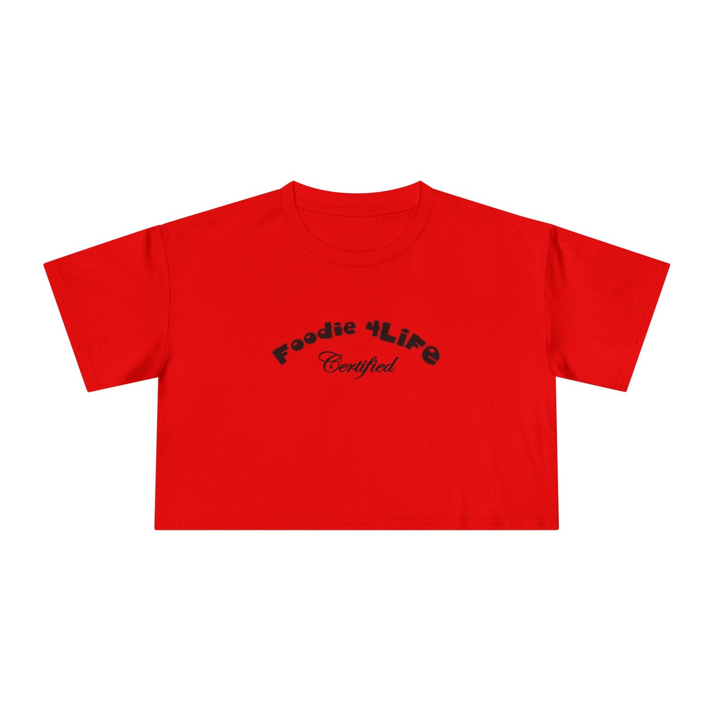 L.O.E.F Foodie 4Life Certified Crop Tee (Black)