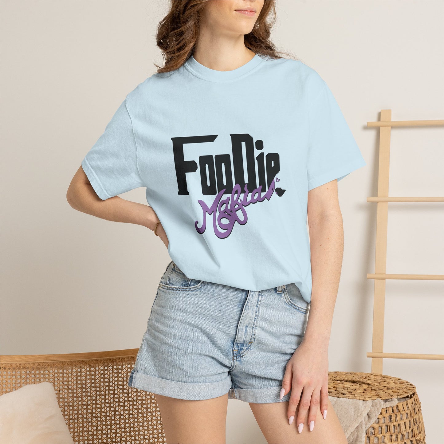 L.O.E.F Foodie Mafia Unisex Tee shirt (Lavender)