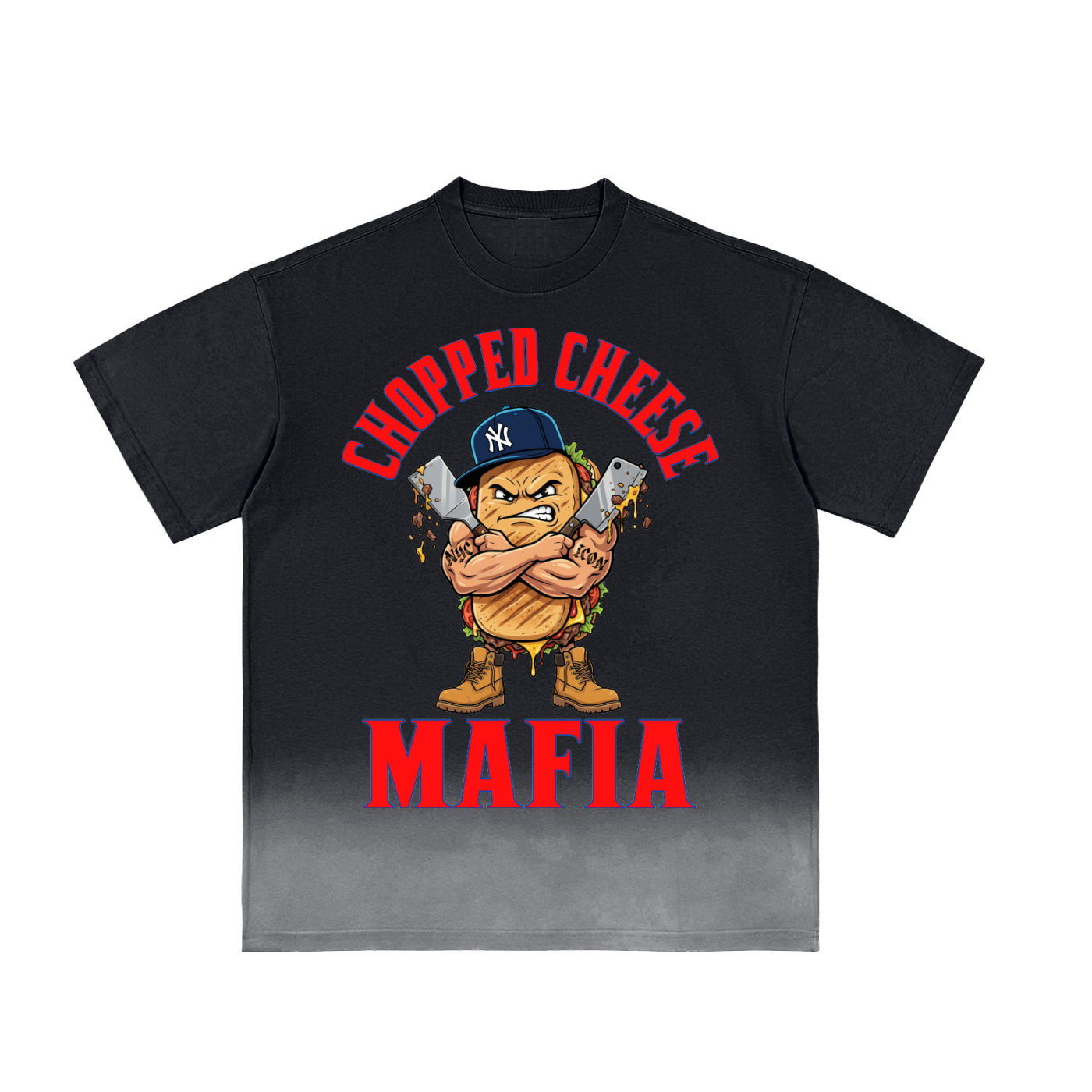 L.O.E.F. Life Chopped Cheese Sunfade Vintage Washed T-Shirt