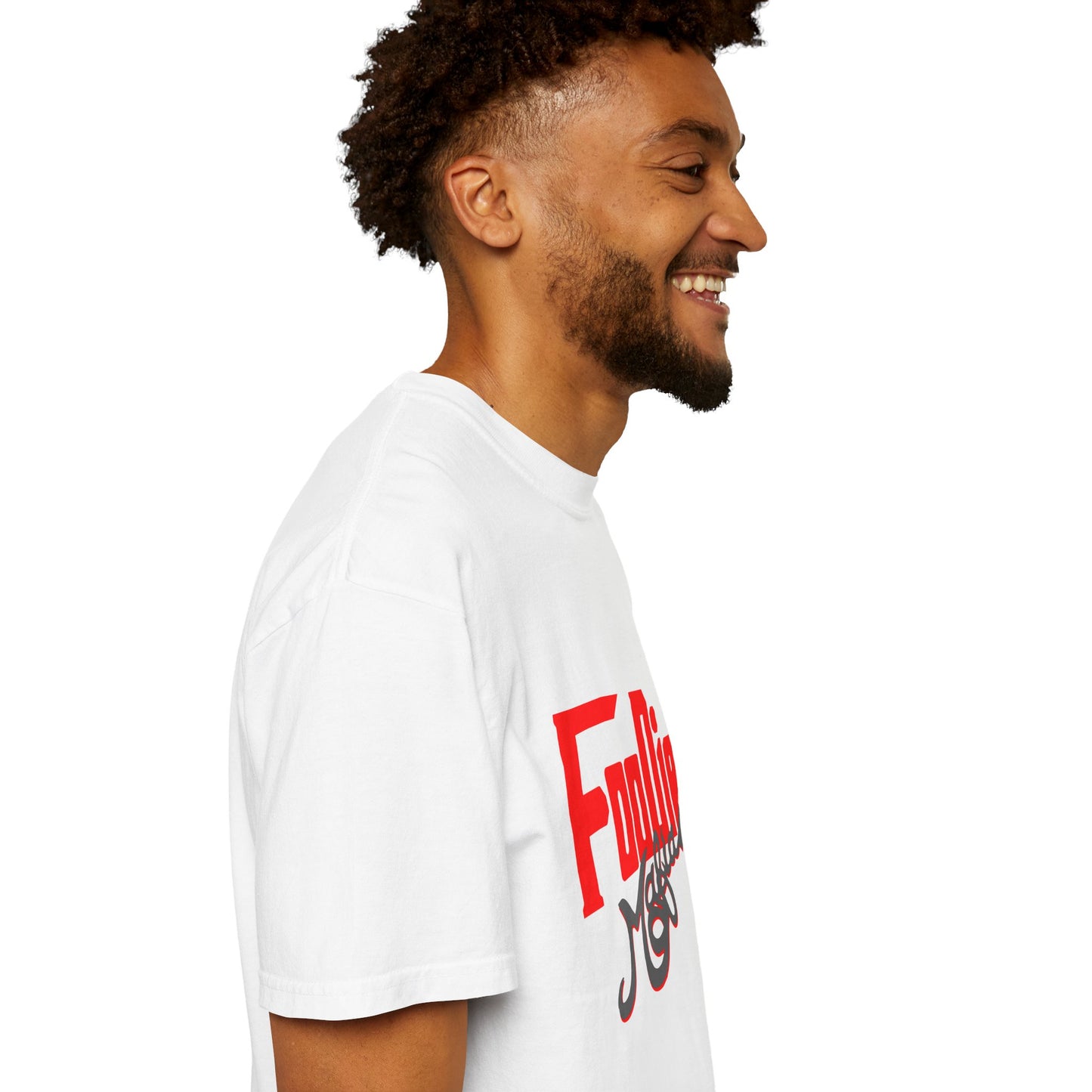 L.O.E.F Red Foodie Mafia Unisex Tee Shirt (Dark Grey)