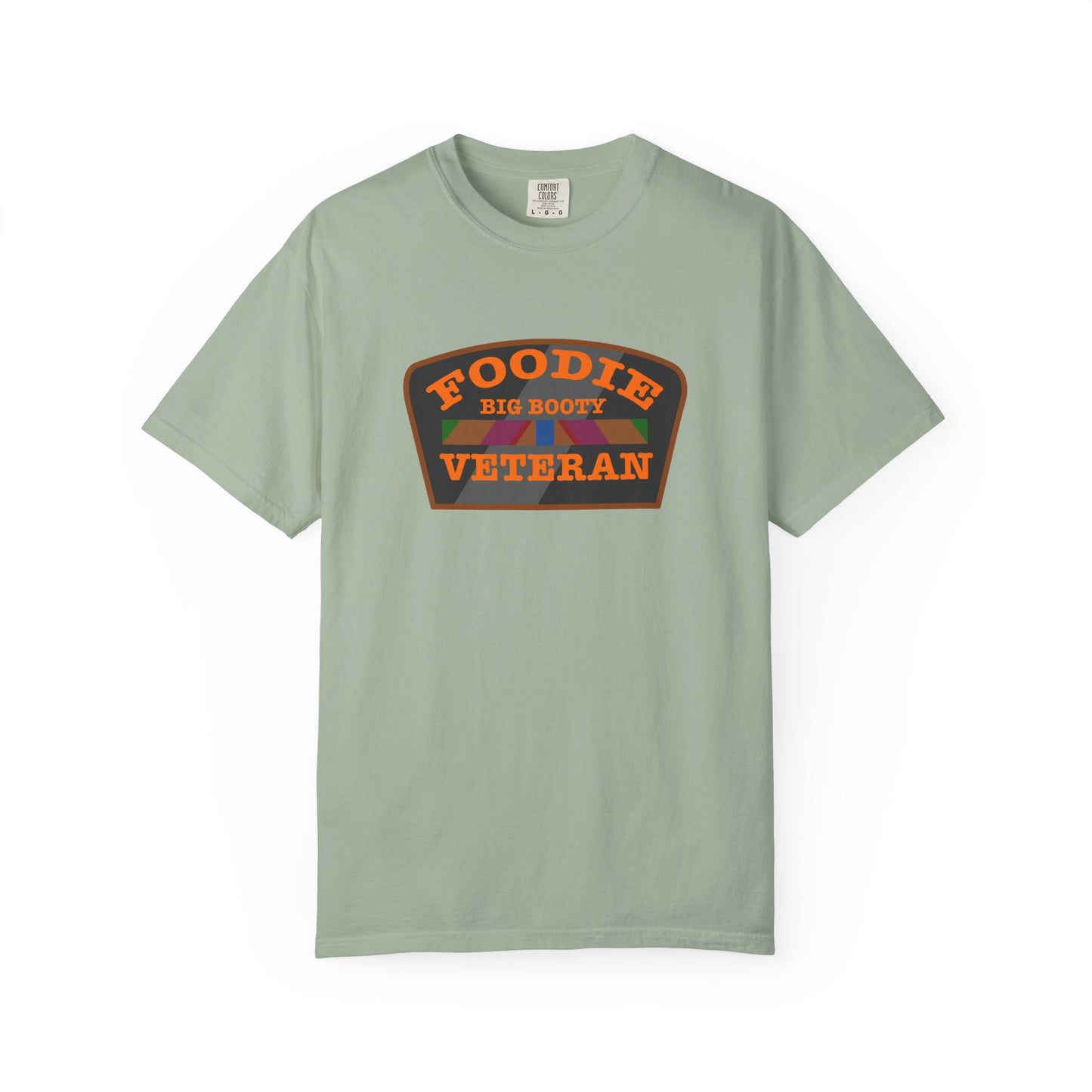 L.O.E.F Foodie Veteran BIG BOOTY Unisex Tee Shirt (Orange)