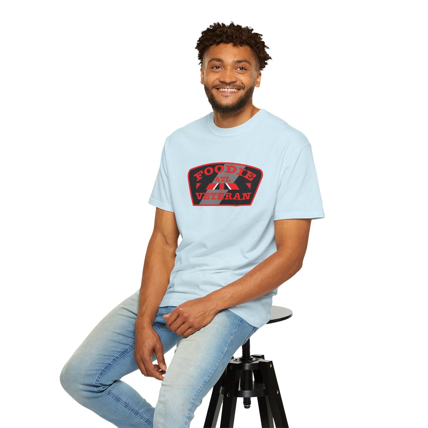 L.O.E.F Foodie Veteran ATL Unisex Tee Shirt (Red)
