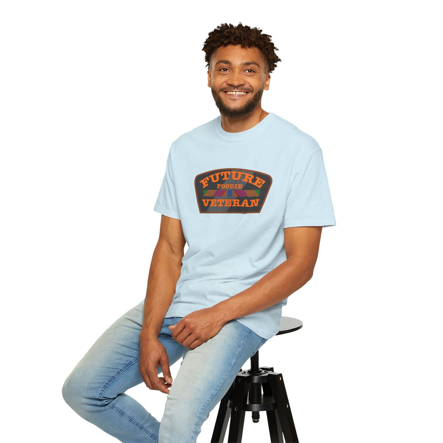L.O.E.F Future Foodie Veteran Unisex Tee Shirt (Orange)