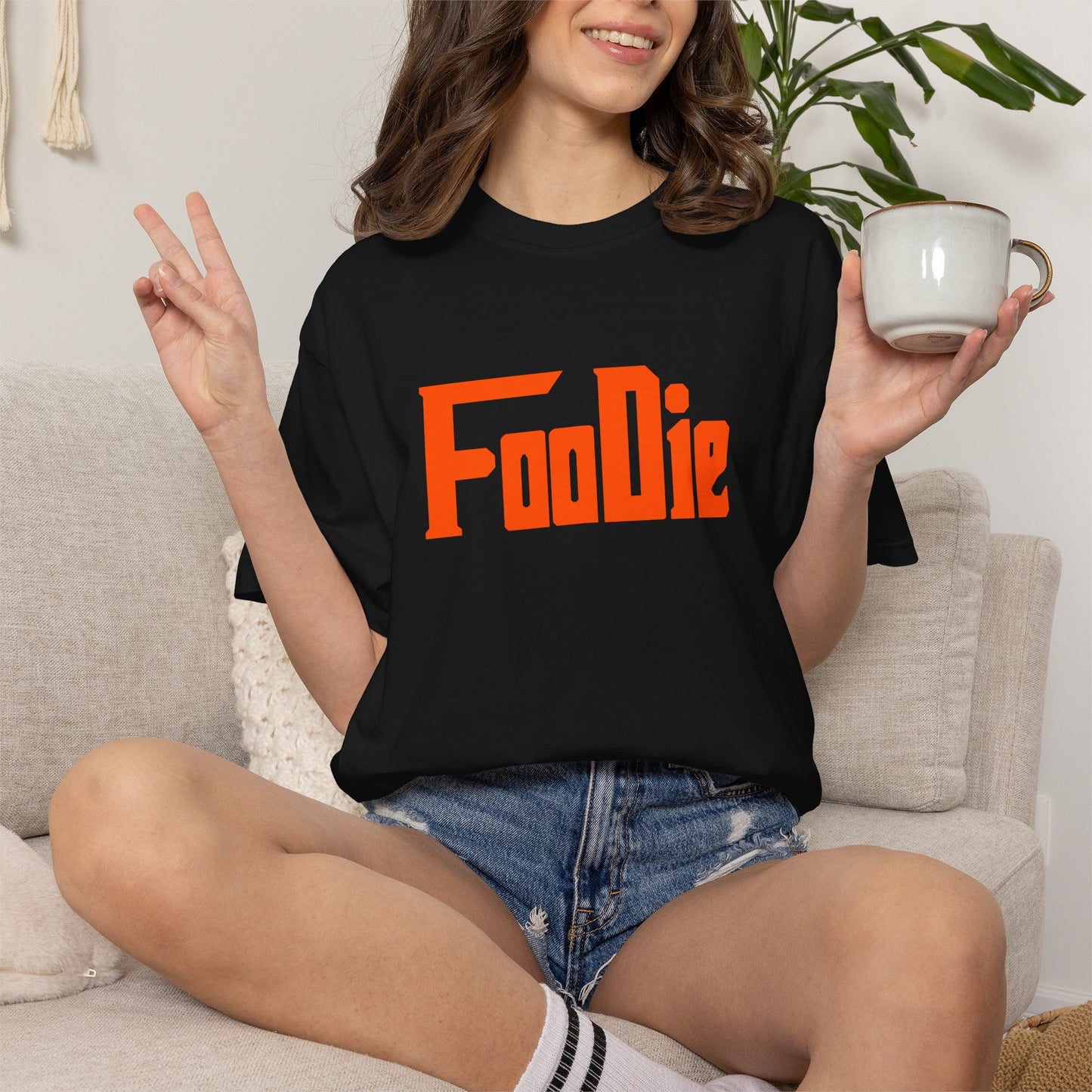 L.O.E.F Foodie Unisex Tee Shirt (Orange)