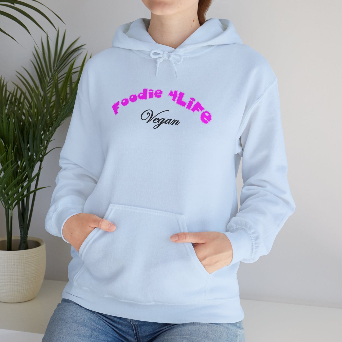 L.O.E.F Foodie 4Life Vegan Hoodie (Fuchsia)