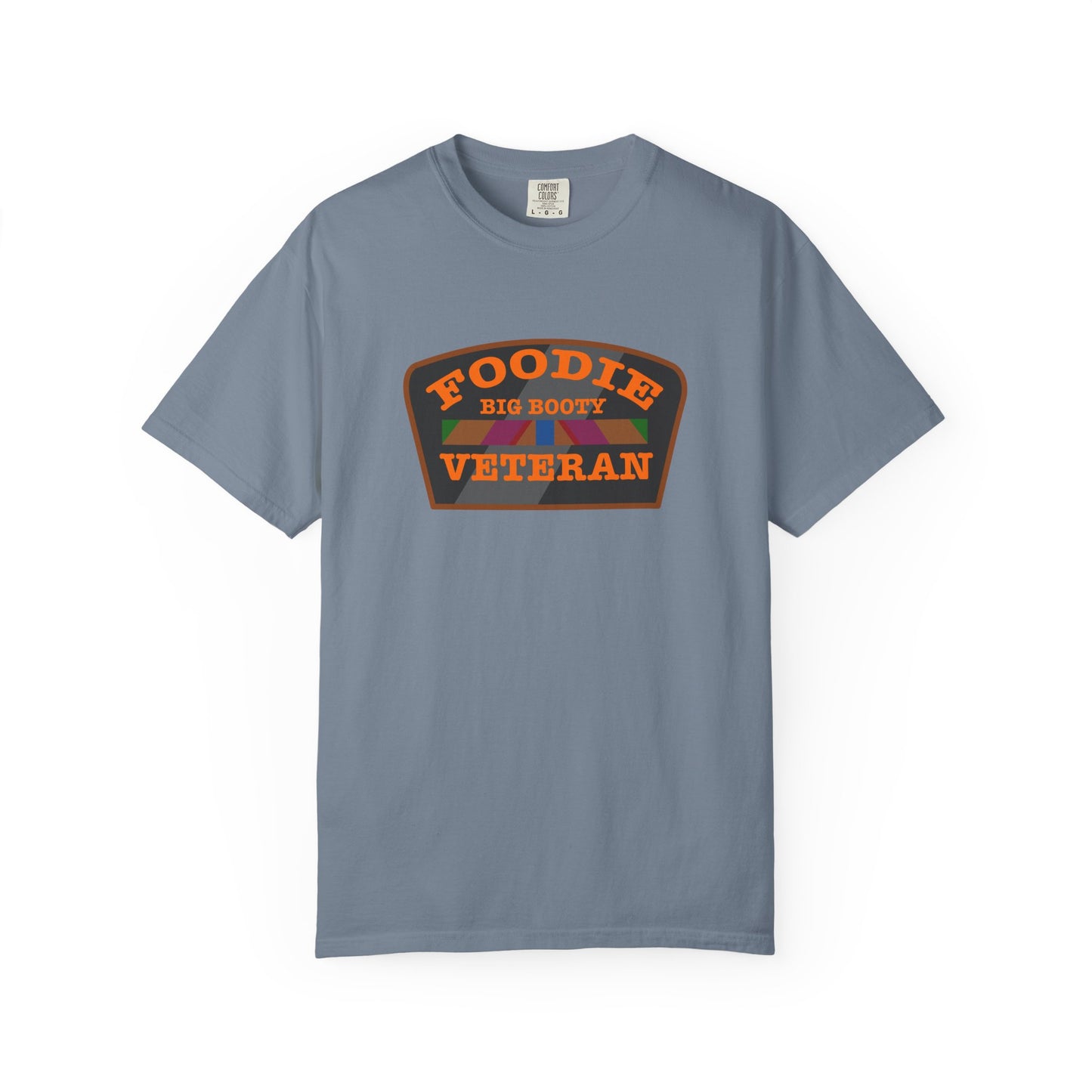 L.O.E.F Foodie Veteran BIG BOOTY Unisex Tee Shirt (Orange)