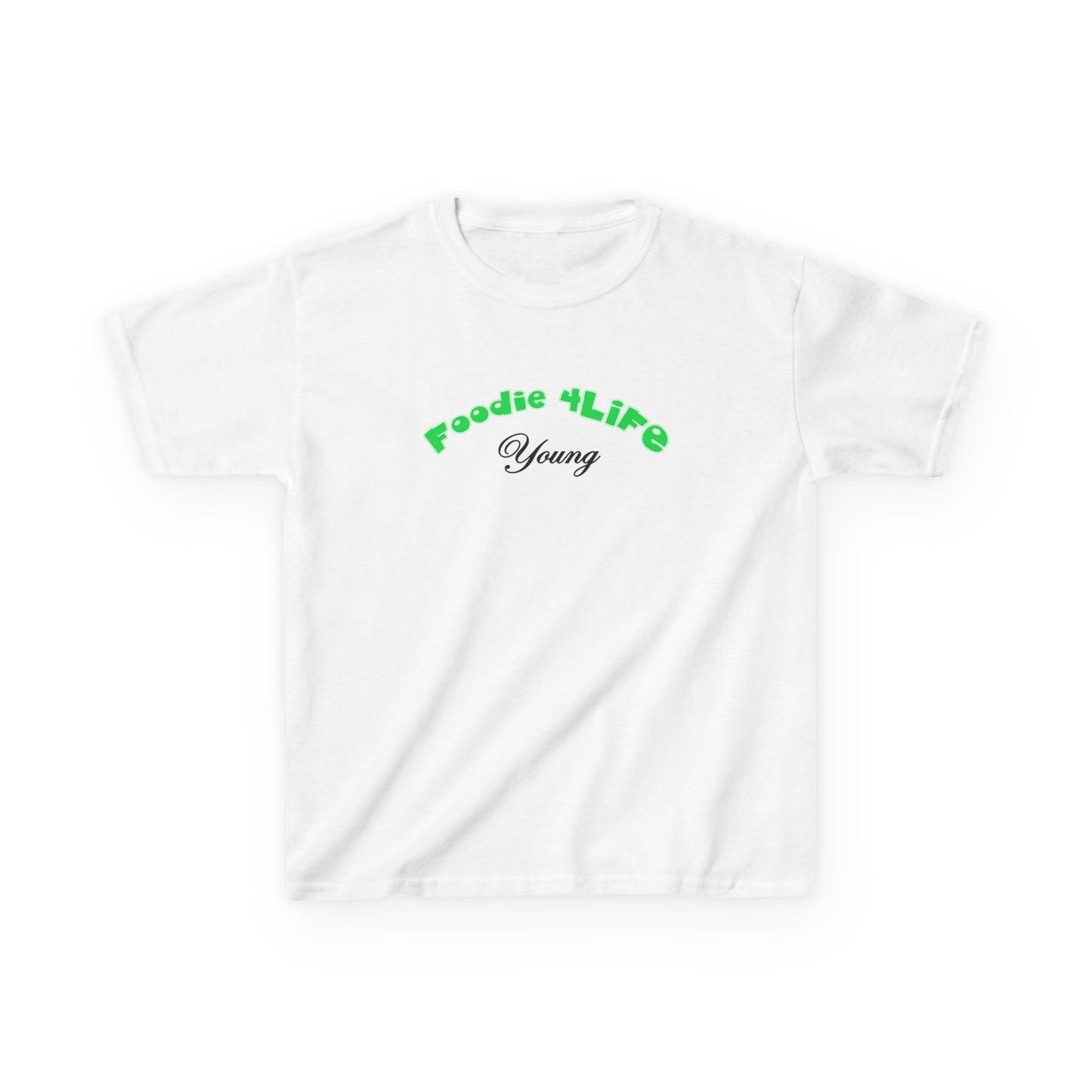 L.O.E.F Foodie 4Life Young Tee Shirt  (Machalite Green)