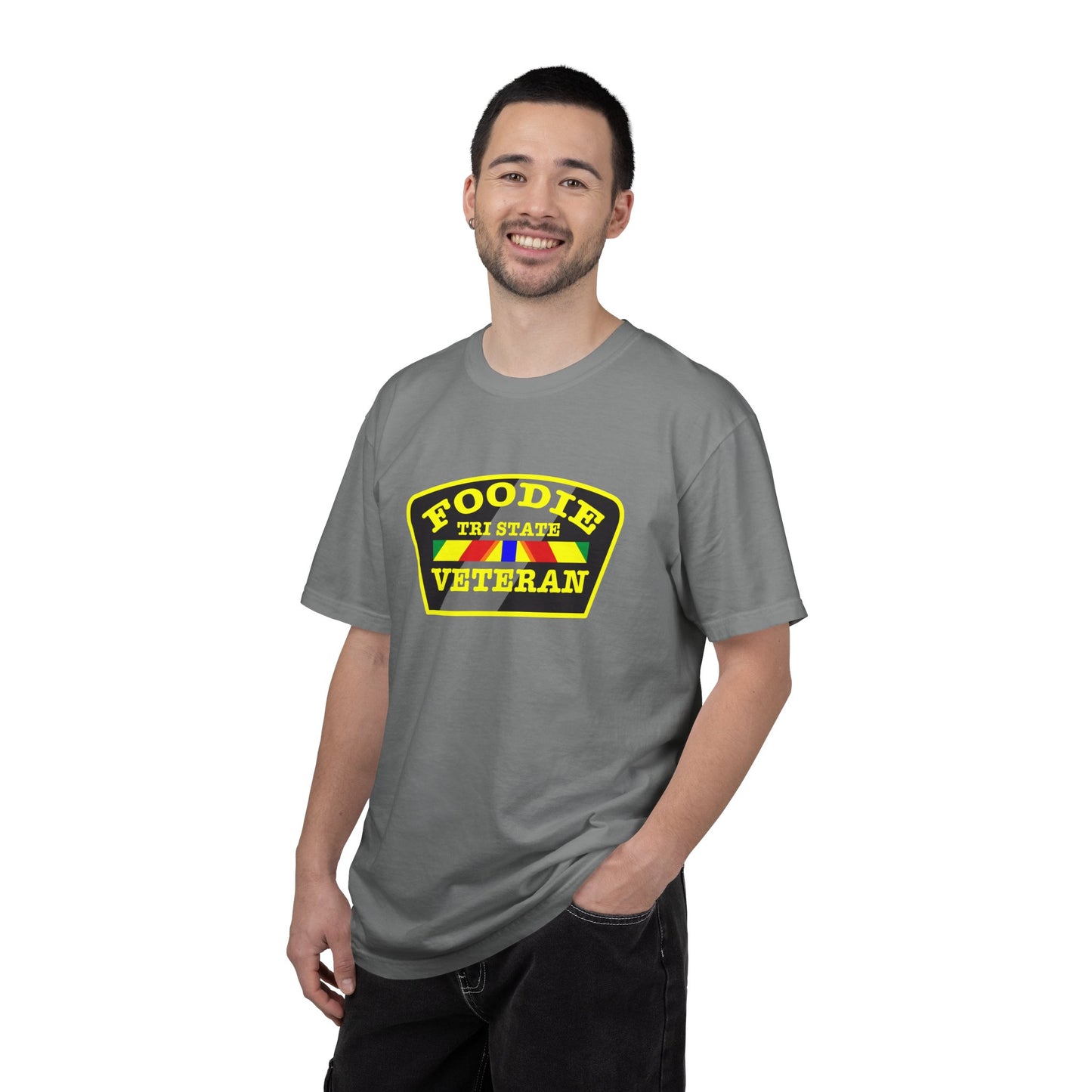 L.O.E.F Foodie Veteran TRI STATE Unisex Tee Shirt (Yellow)