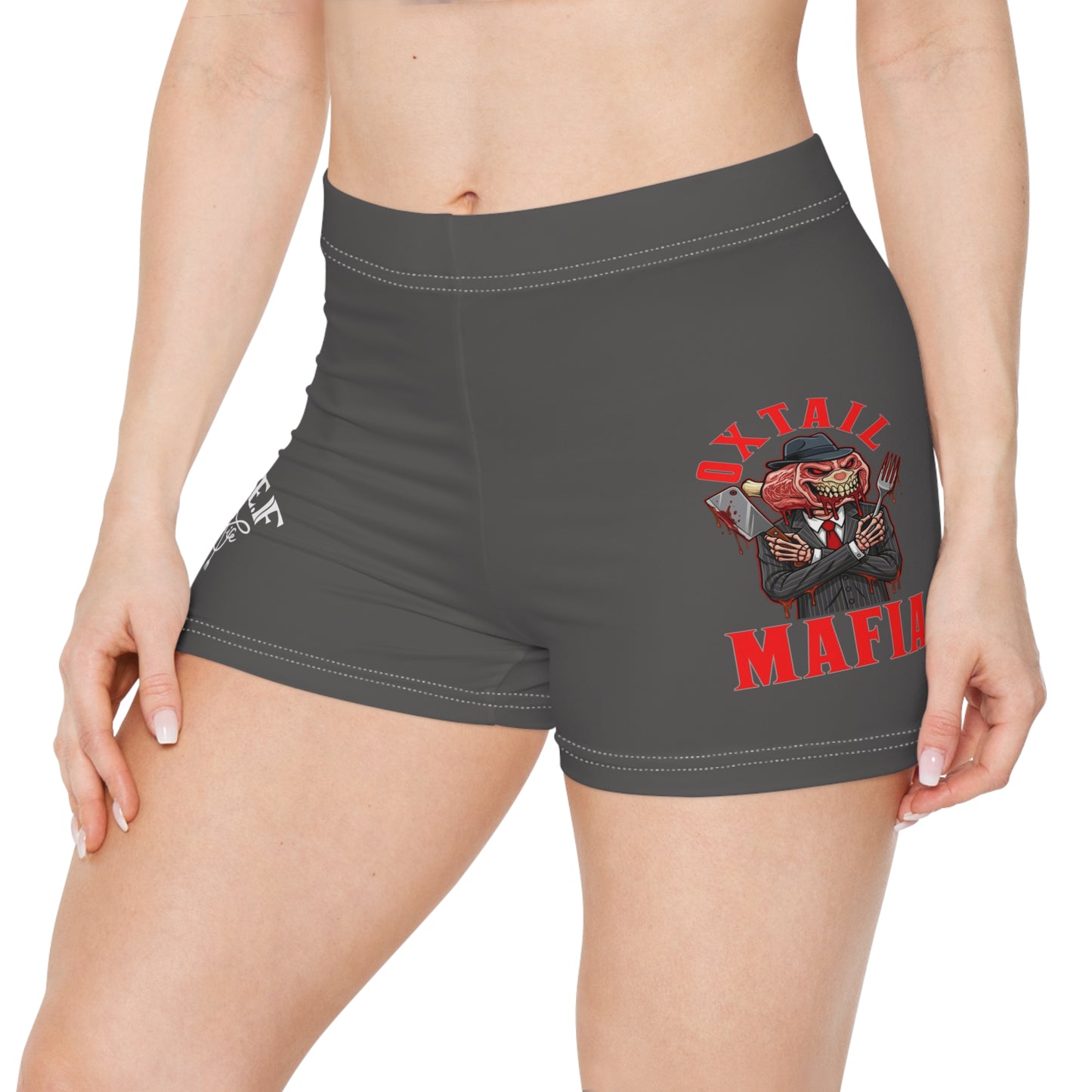 L.O.E.F Oxtail Mafia Women's Athletic Shorts