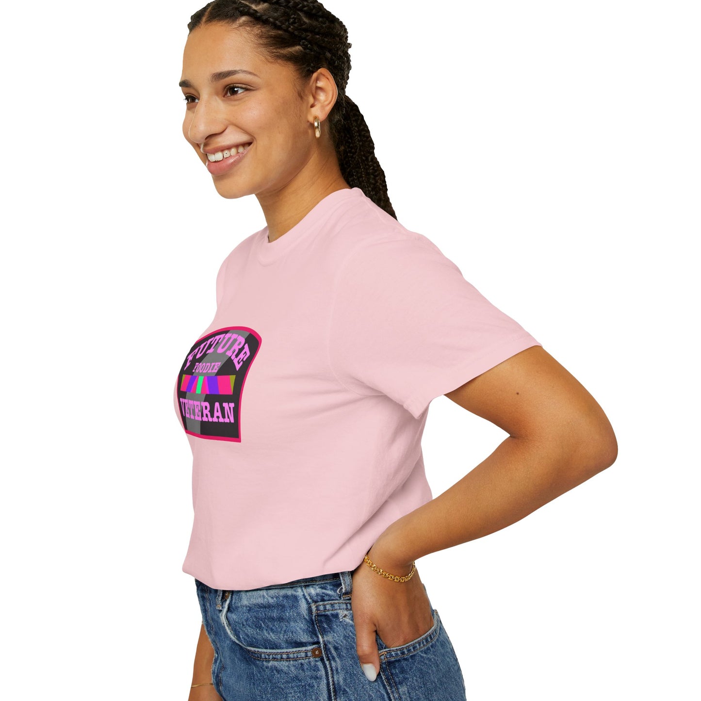 L.O.E.F Future Foodie Veteran Unisex Tee Shirt (Pink)