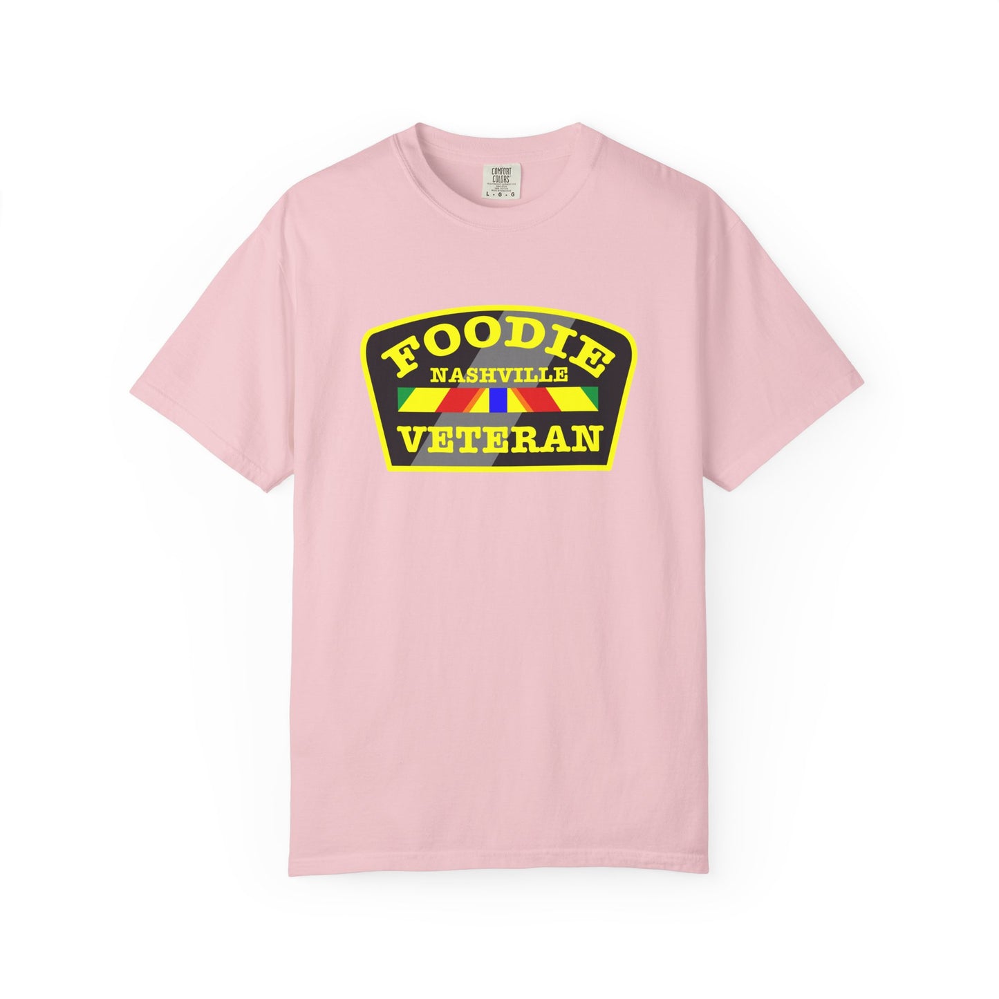 L.O.E.F Foodie Veteran NASHVILLE Unisex Tee Shirt (Yellow)