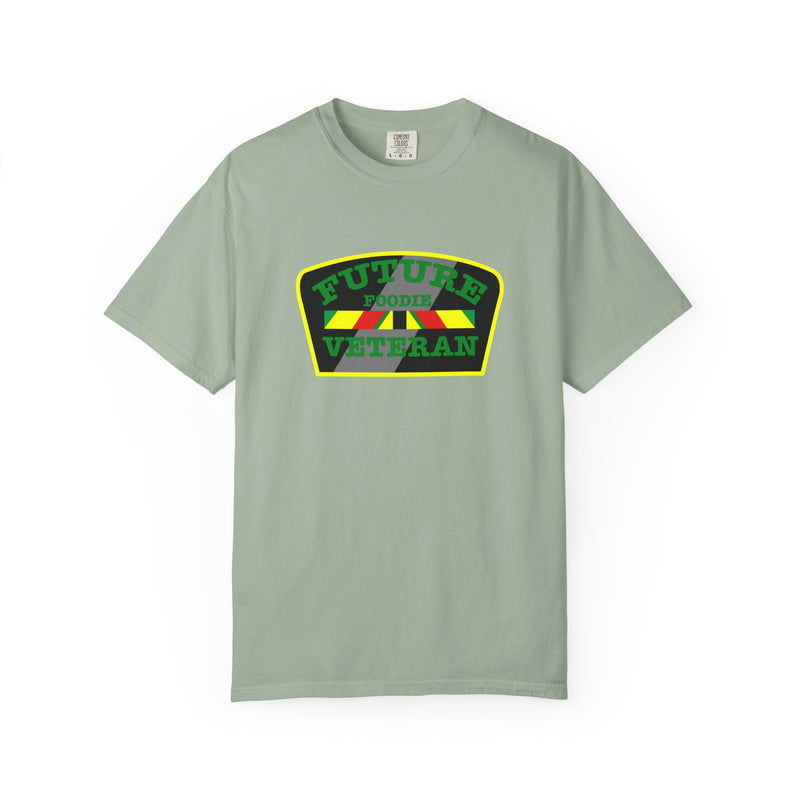 L.O.E.F Future Foodie Veteran Unisex Tee Shirt (Green)