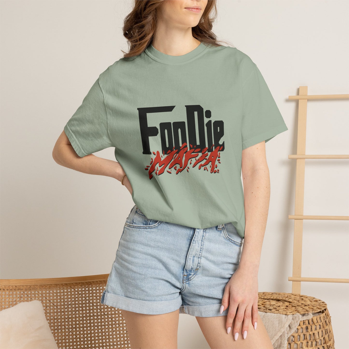 L.O.E.F Foodie Mafia Unisex Tee Shirt (Blood Orange)