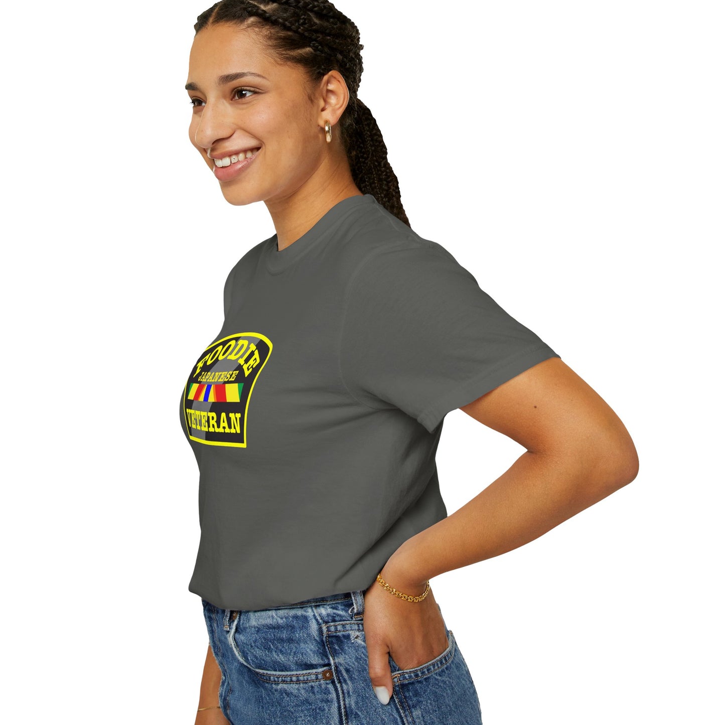 Foodie Veteran Japanese Flag T-Shirt