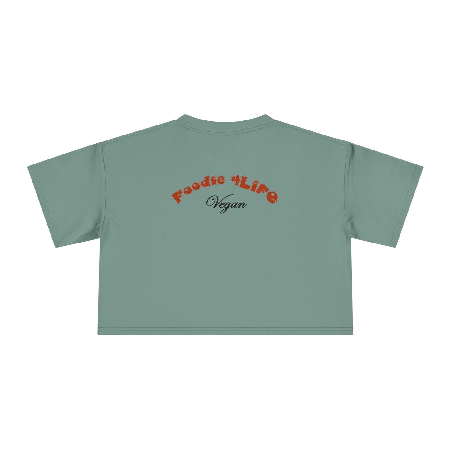 L.O.E.F Foodie 4Life Vegan Crop Tee (Rust)