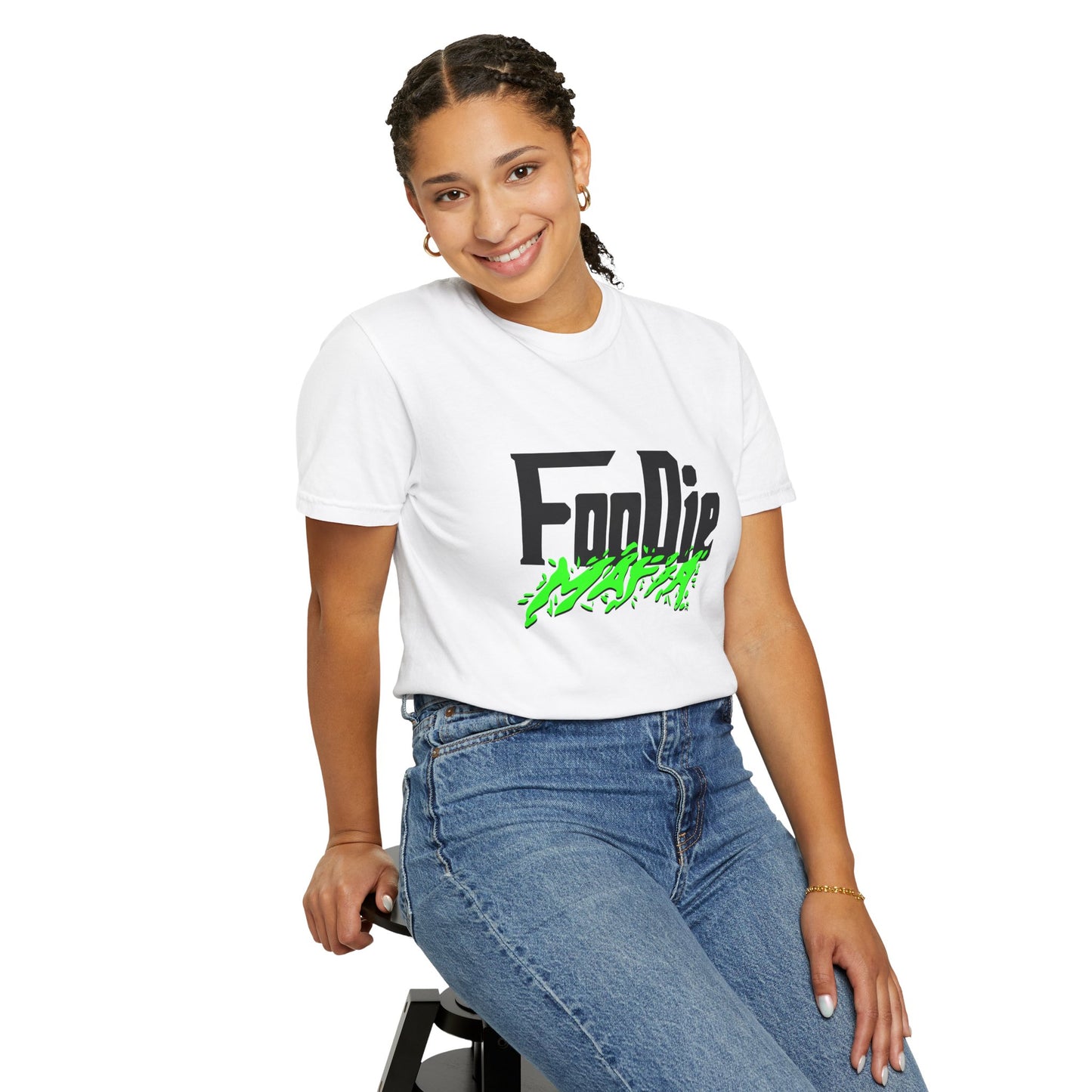 L.O.E.F Foodie Mafia Tee Shirt (Neon Green)